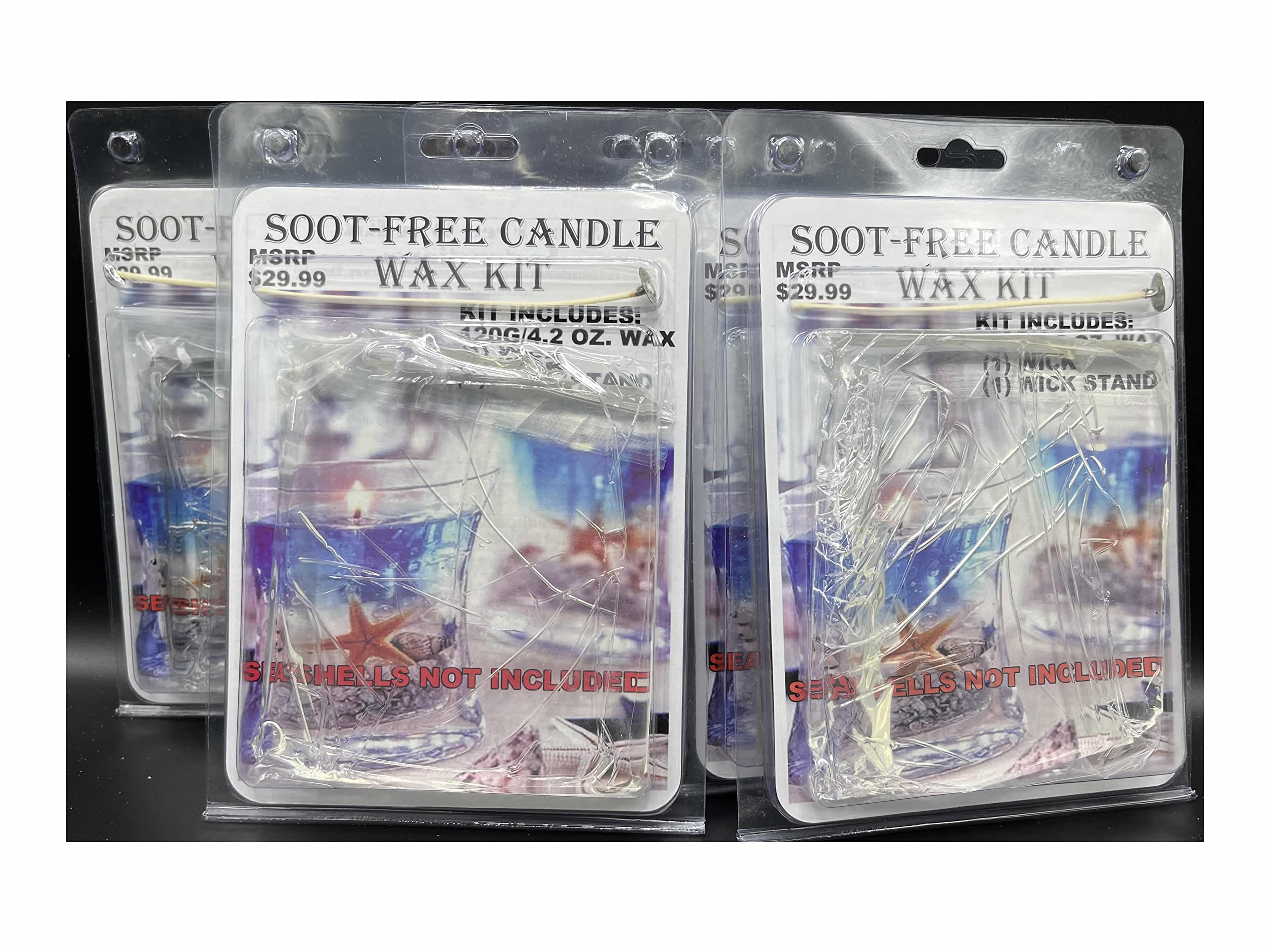 Science Gone FunDo-It-Yourself Clear Gel Wax Candle Kits - 3 Sets