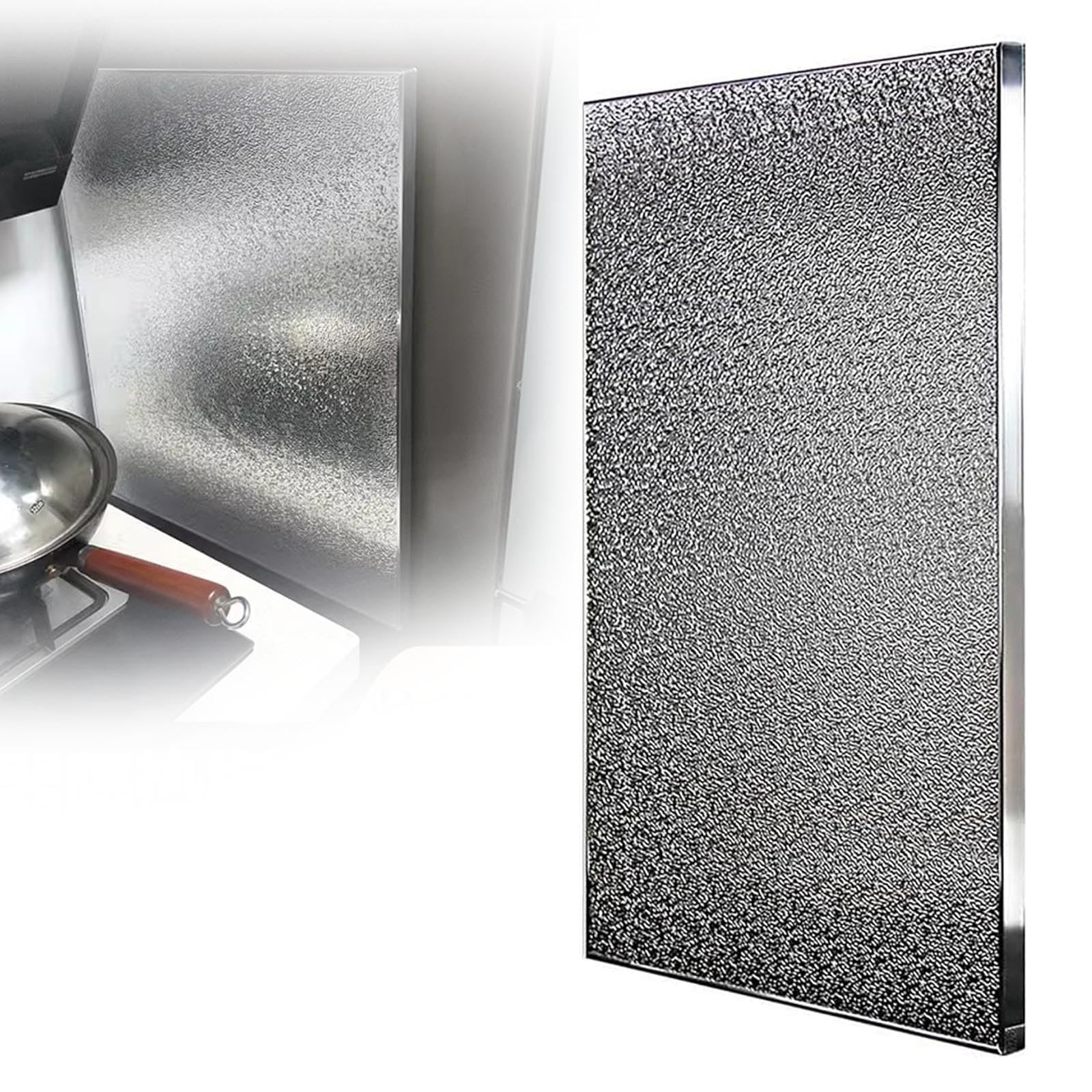 Placa de aluminio para estufa de gas, parrilla y horno, resistente al aceite y al calor, protección contra salpicaduras para cocina y refrigerador, accesorio de cocina duradero y versátil