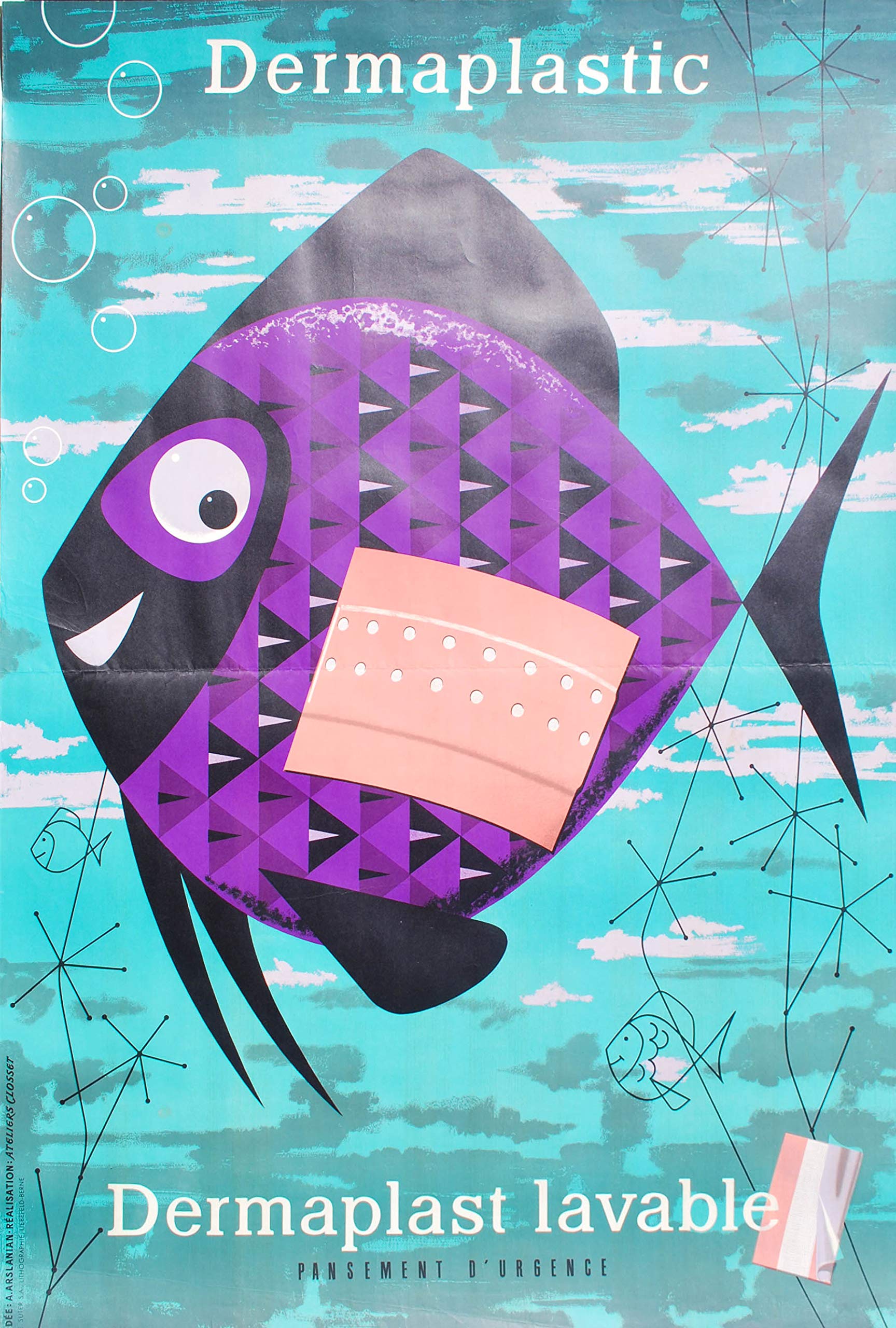 DermaPlast Dermaplastic Dressing Poster-Format Poster Size 50 x 70 cm Paper 300 GR-Sale of digital file HD Possible View Us. (Shop: poster.FR)