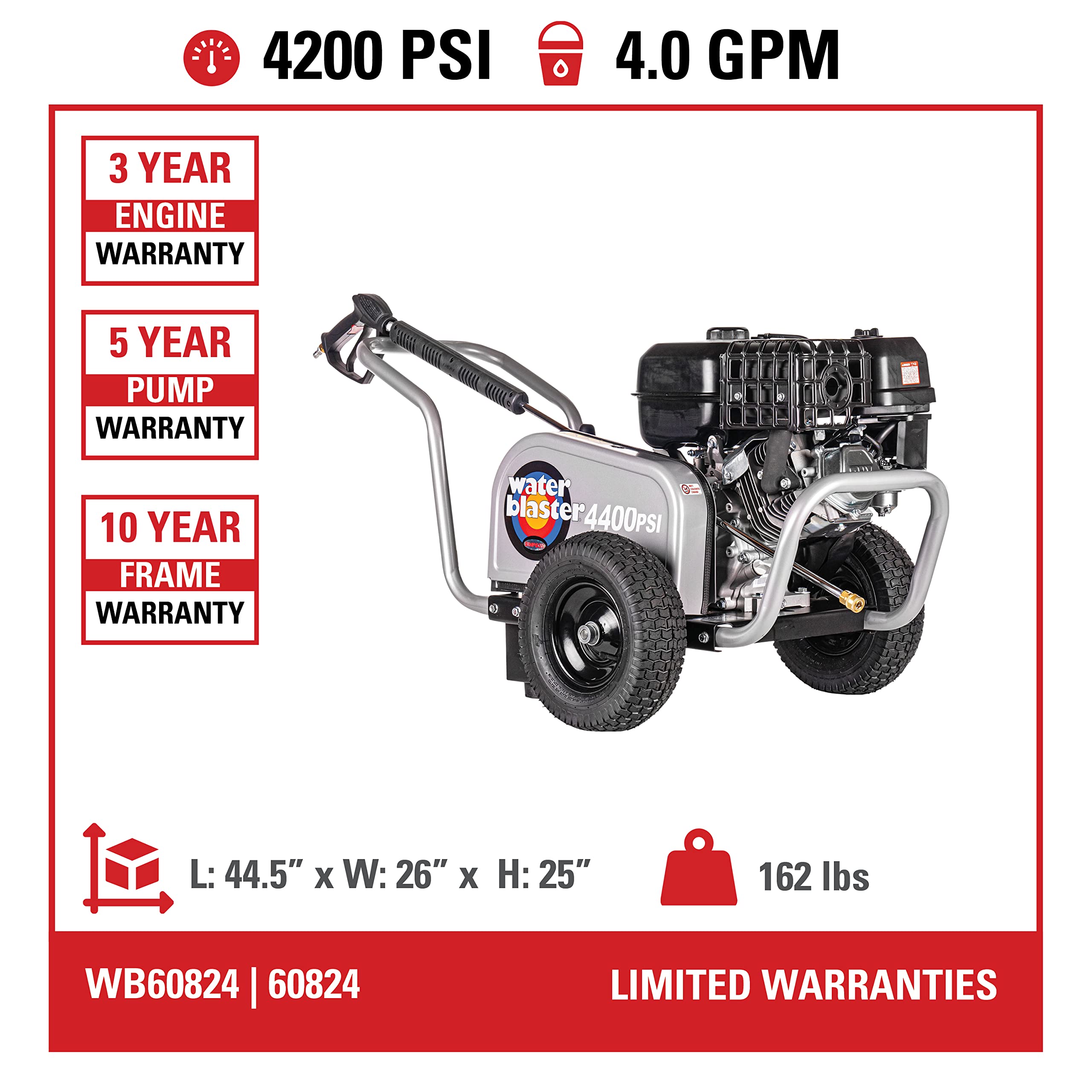 SIMPSON Cleaning WB60824 Water Blaster 