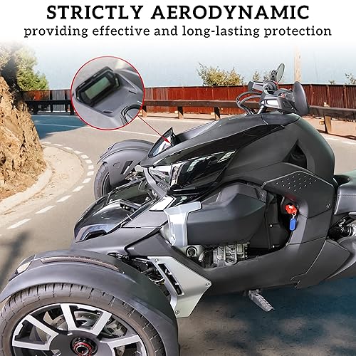 Miniatura 3 de SAUTVS Kit de reubicación de racimo negro para Can-Am Ryker, medidor de plástico, velocímetro, reubicador, soporte de panel para Can Am Ryker 600