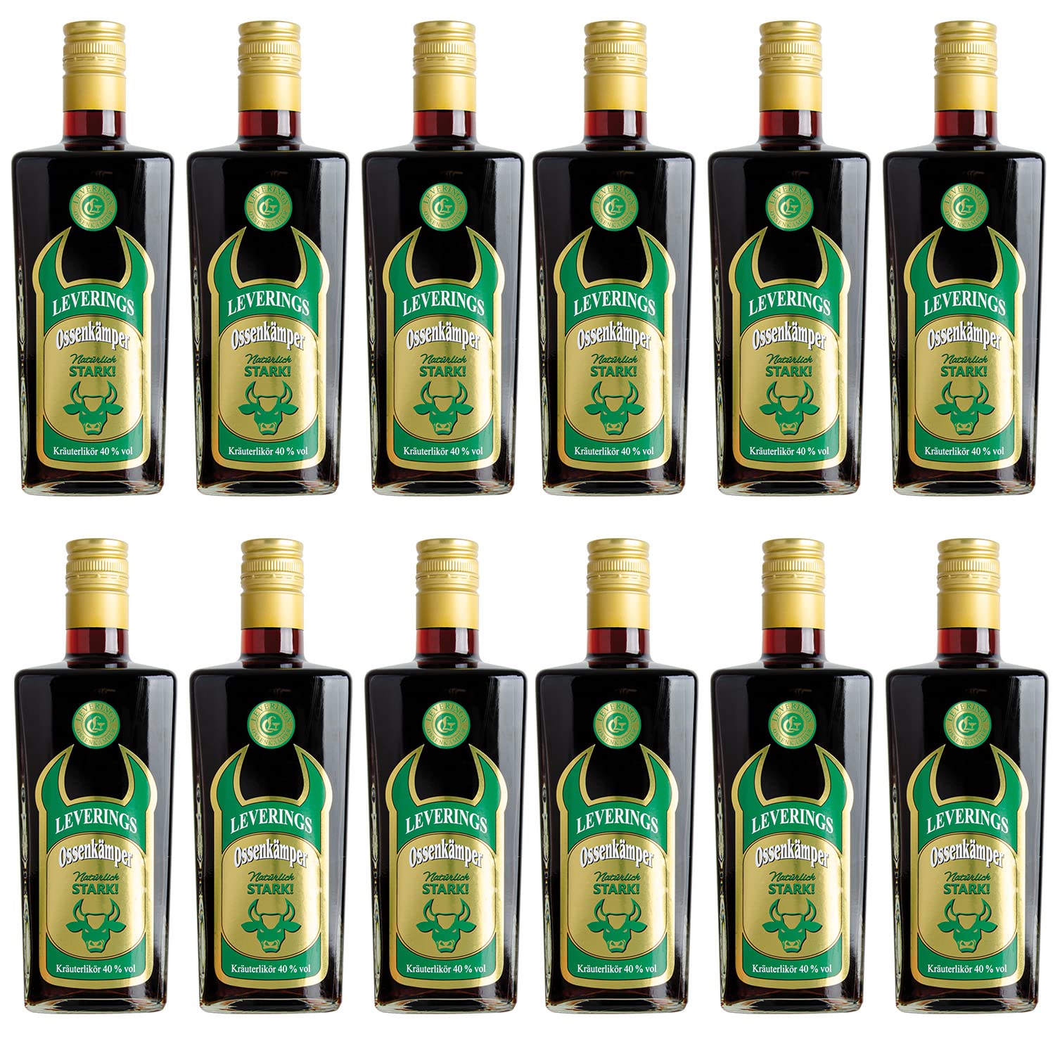 12 Flaschen Ossenkämper Kräuter 0.7 l
