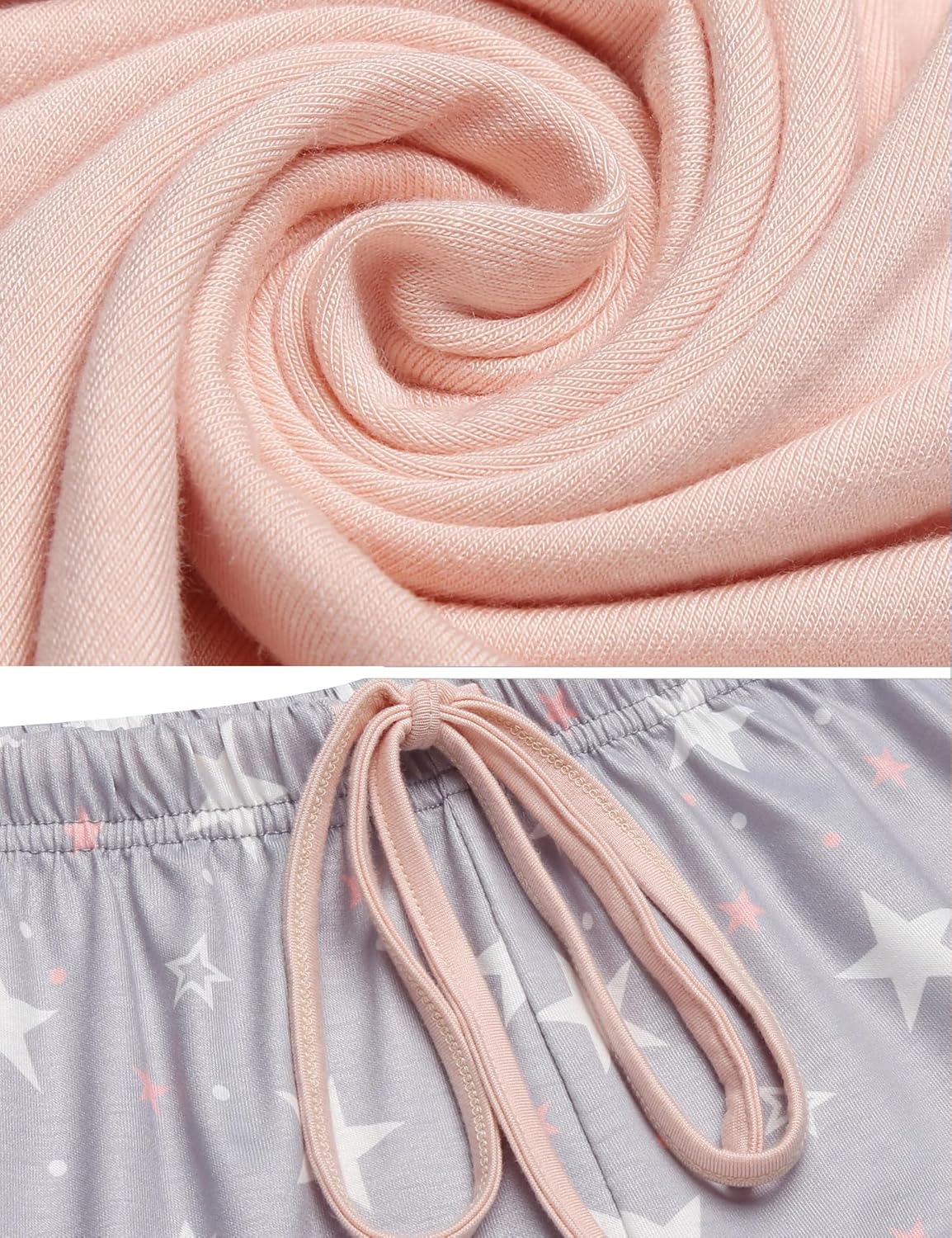 Ekouaer Women Pajama Set Casual Short Set - Image 4