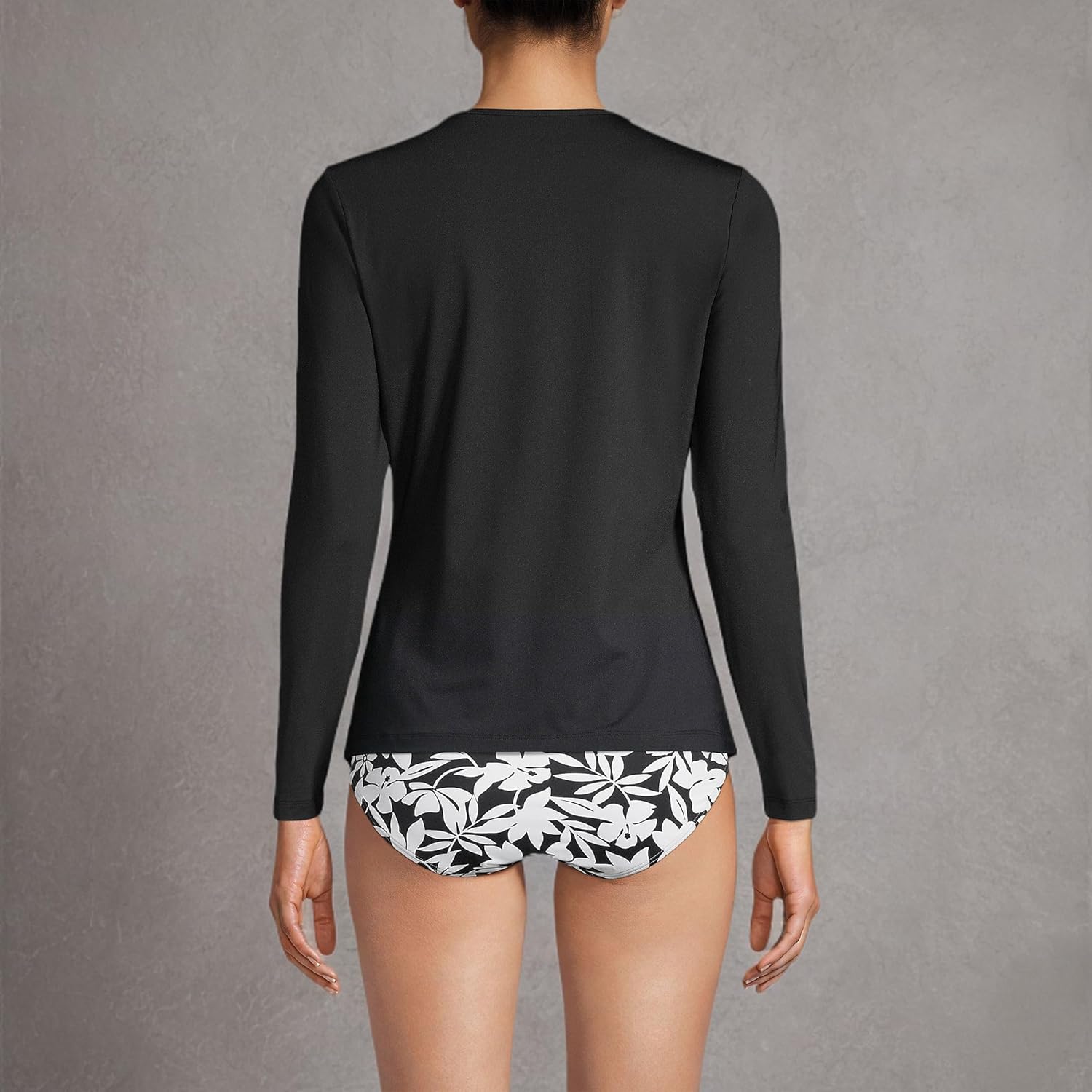 Lands' End Women's Sunshade UPF 50 Long Sleeve Rash Guard Swim Tee - Image 7