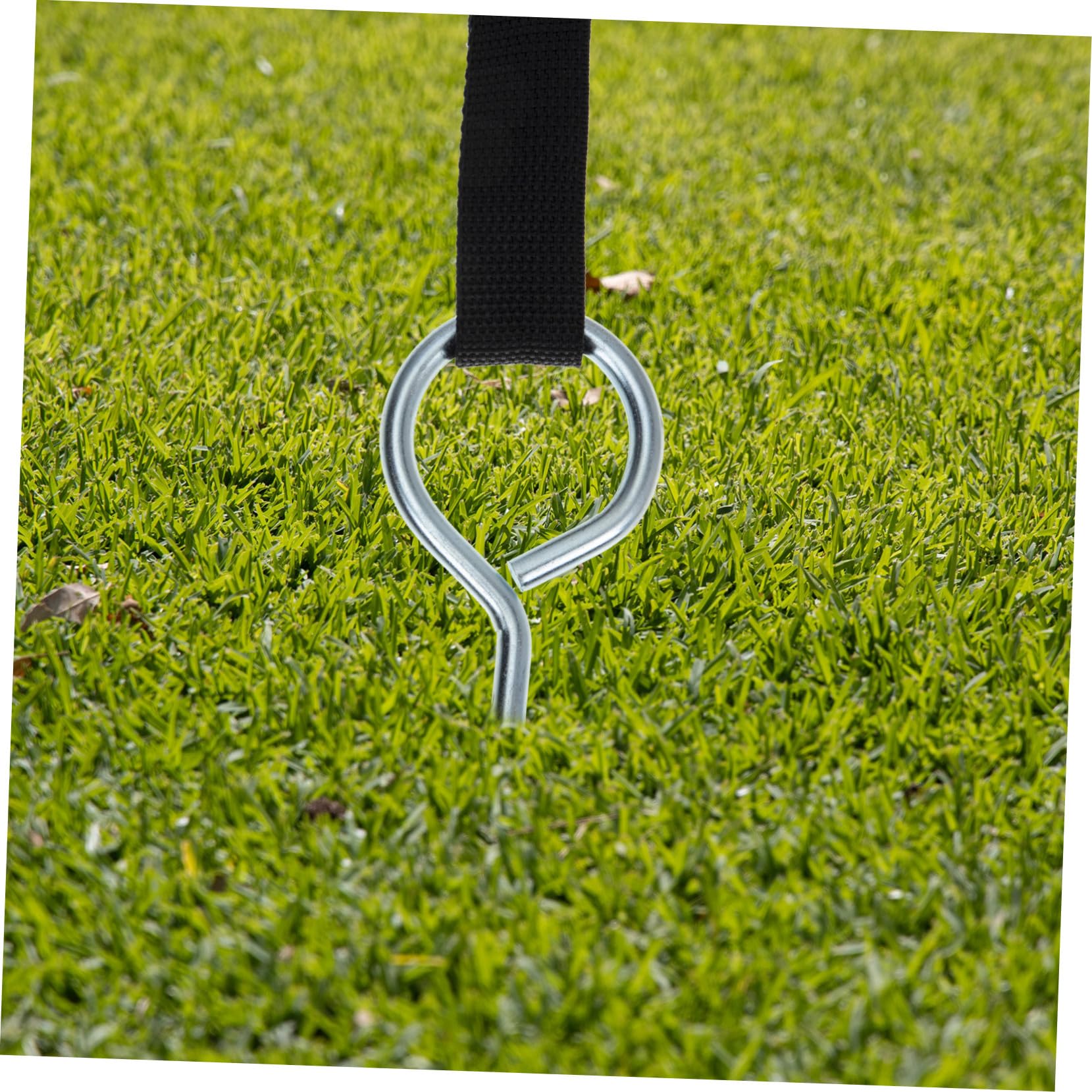 Abaodam Piquet Ancrage Chien Spirale Ancrage Au Sol Résistant à Usure Accessoire pour Tente Et Trampoline