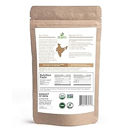 Organic Ashwagandha Root Powder - 1.10 lbs (17.64 oz) | Resealable Kraft Bag,Non-GMO, Indian Ginseng, Withania Somnifera -100% Raw from India, by SHOPOSR