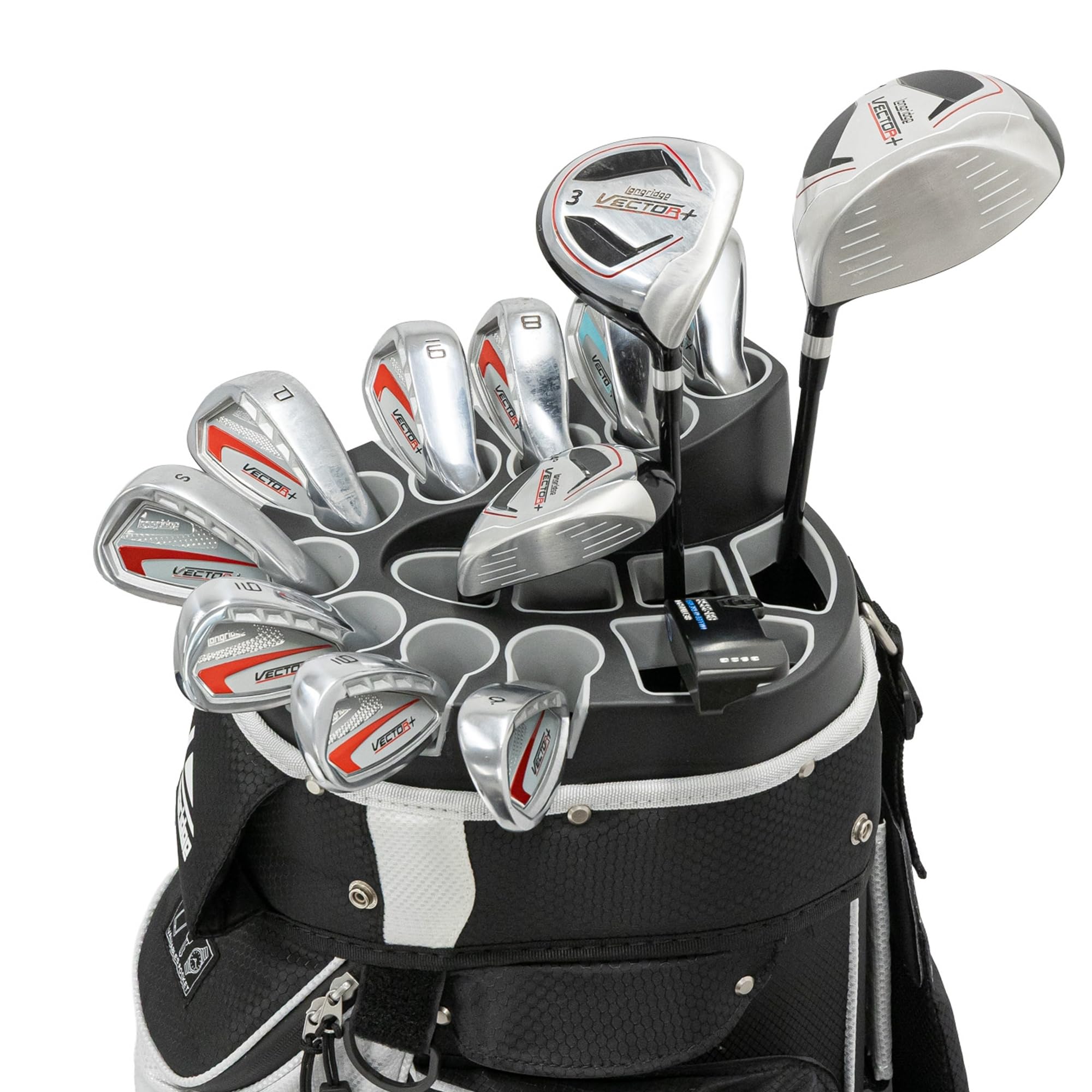 Longridge Pro Cart Golftasche mit 15-facher Unterteilung