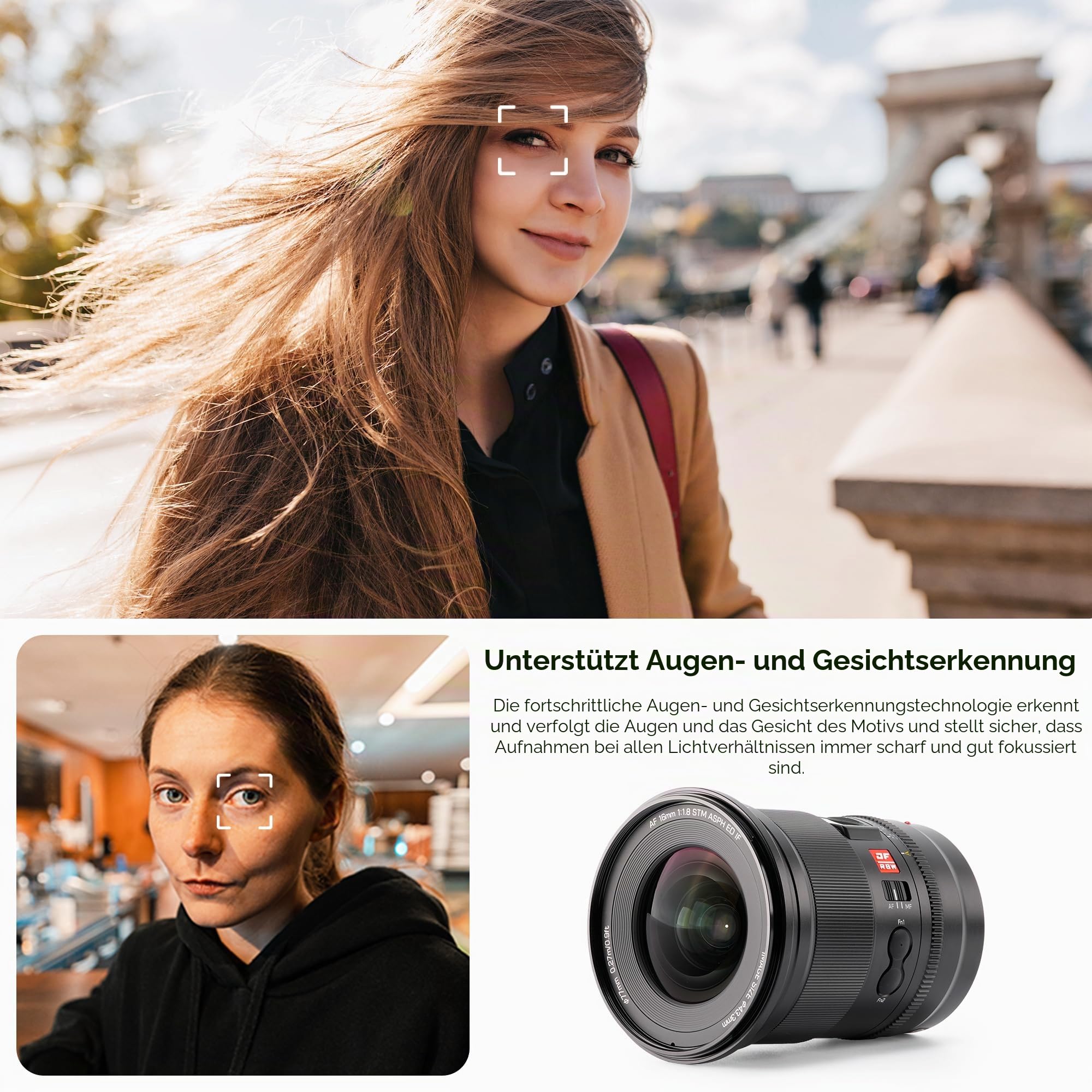VILTROX 16mm f/1.8 Z Objektiv für Nikon Z-Mount Vollformat Prime Weitwinkel Autofokus Objektiv mit LCD-Bildschirm AF/MF-Schalter, Kompatibel mit Nikon Z Mount Z5 Z50 Z6 Z6II Z7 Z7II ZFC Z30 Z9 Z8