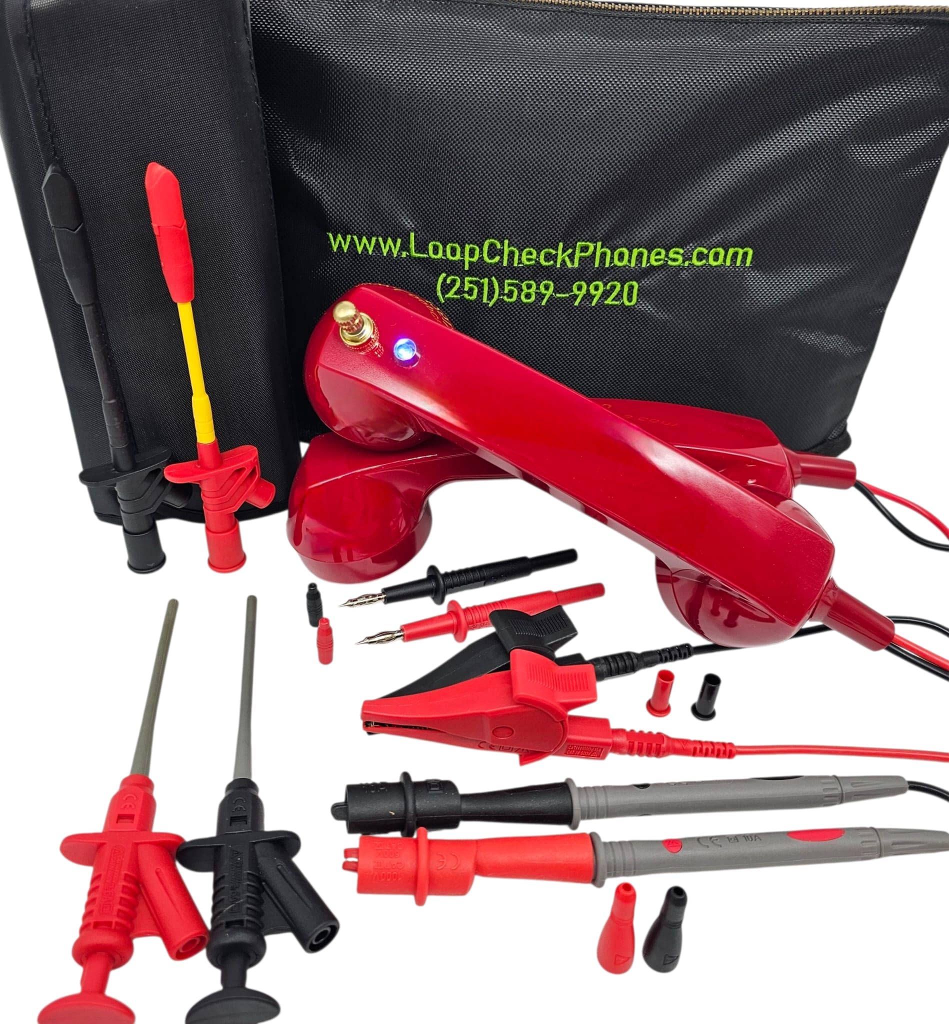 Loop Check® Phones Electrician Continuity Test Phone Set ME002-R