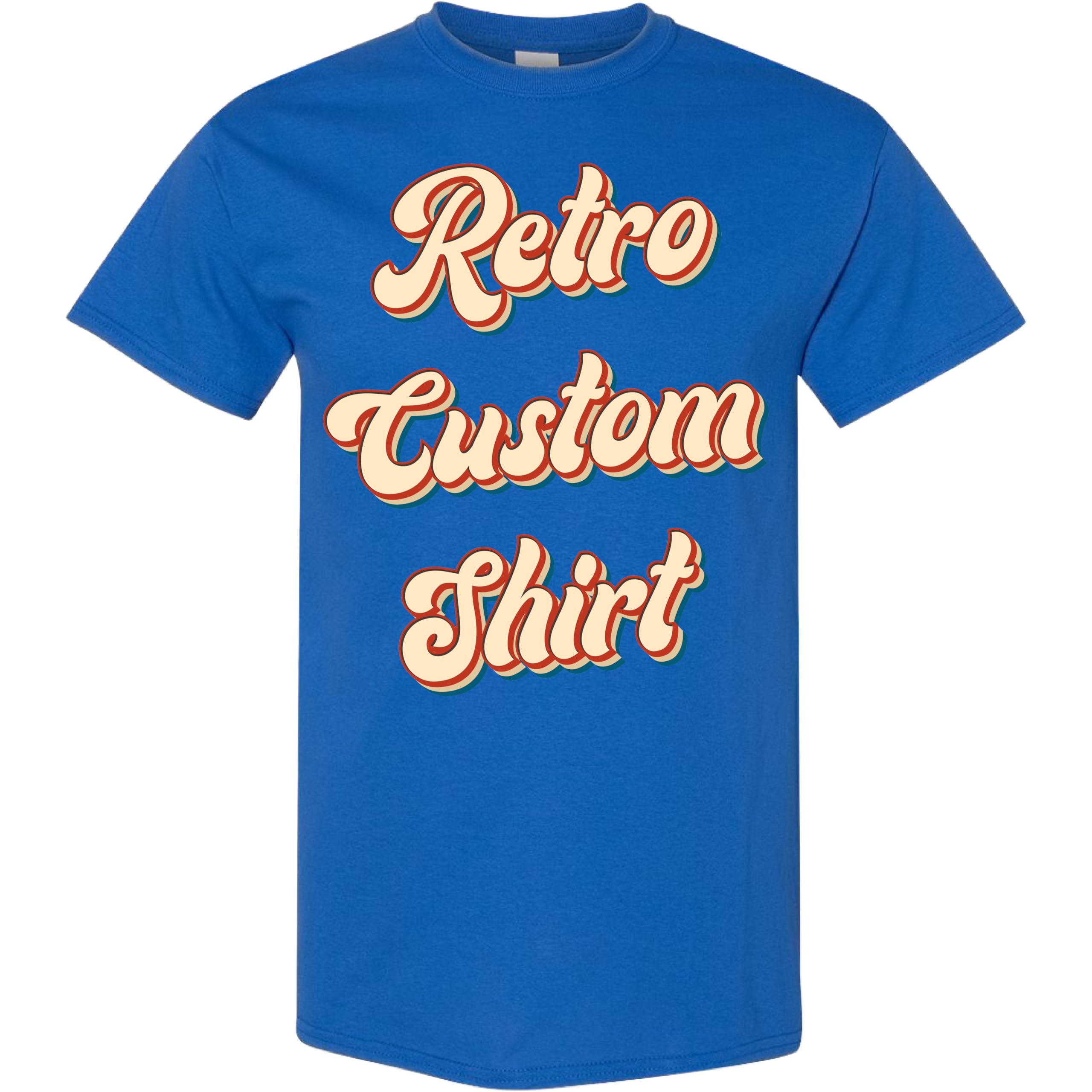 MAYATX Custom T Shirts Add Your Text Custom Shirt for Men Customized T Shirts Unisex Cotton Personalized T Shirts