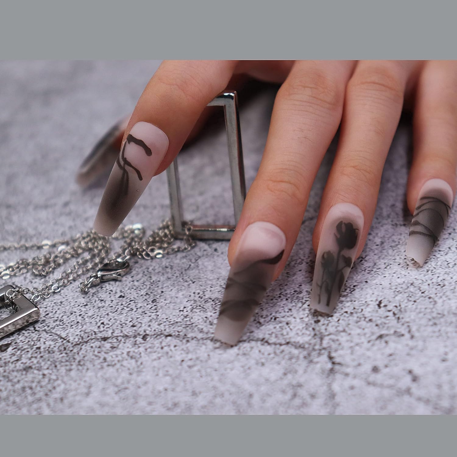 Buy Misud 24pcs Matte Press On Nails Coffin Extra Long Ballerina Fake Nails Black Full Cover Acrylic Nails For Women And Girls Online In New Zealand B097829j3s Buy Misud 24pcs Matte Press On Nails Coffin Extra Long Ballerina Fake Nails Black Full Cover Acrylic Nails For Women And Girls Online In New Zealand B097829j3s