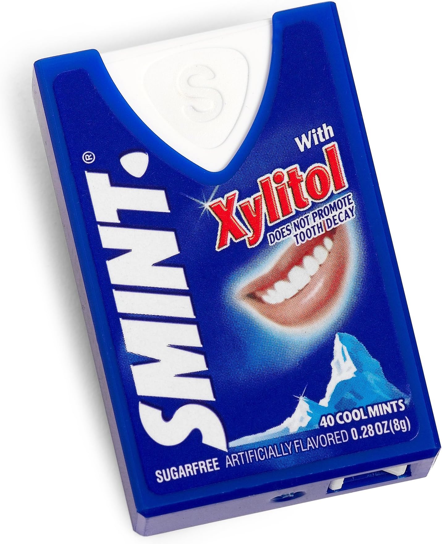 Smint Cool Mints with Xylitol, 40-Count Mints Dispensers (Pack of 12)