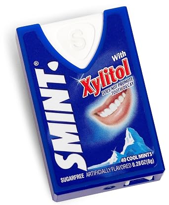 Smint Cool Mints with Xylitol, 40-Count Mints Dispensers Pack of 12