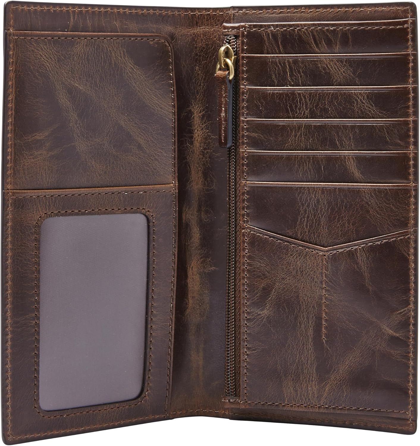 Fossil Men's Leather Executive Checkbook Wallet | Checkbook - Image 2