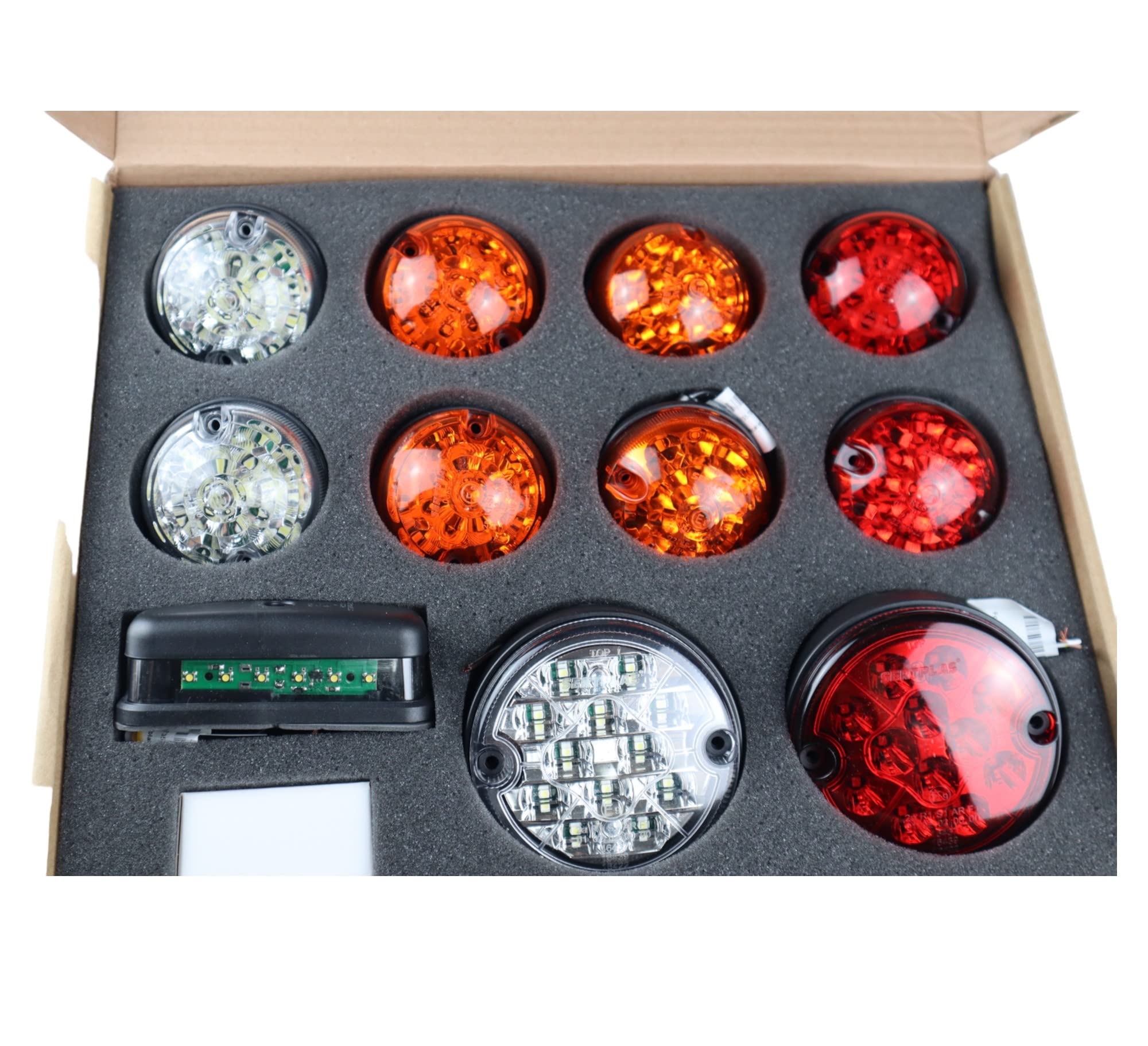 Set Fari A LED Nero Per Land Rover 90/110 & Defender (1983-2016) – Omologati E, Design Moderno