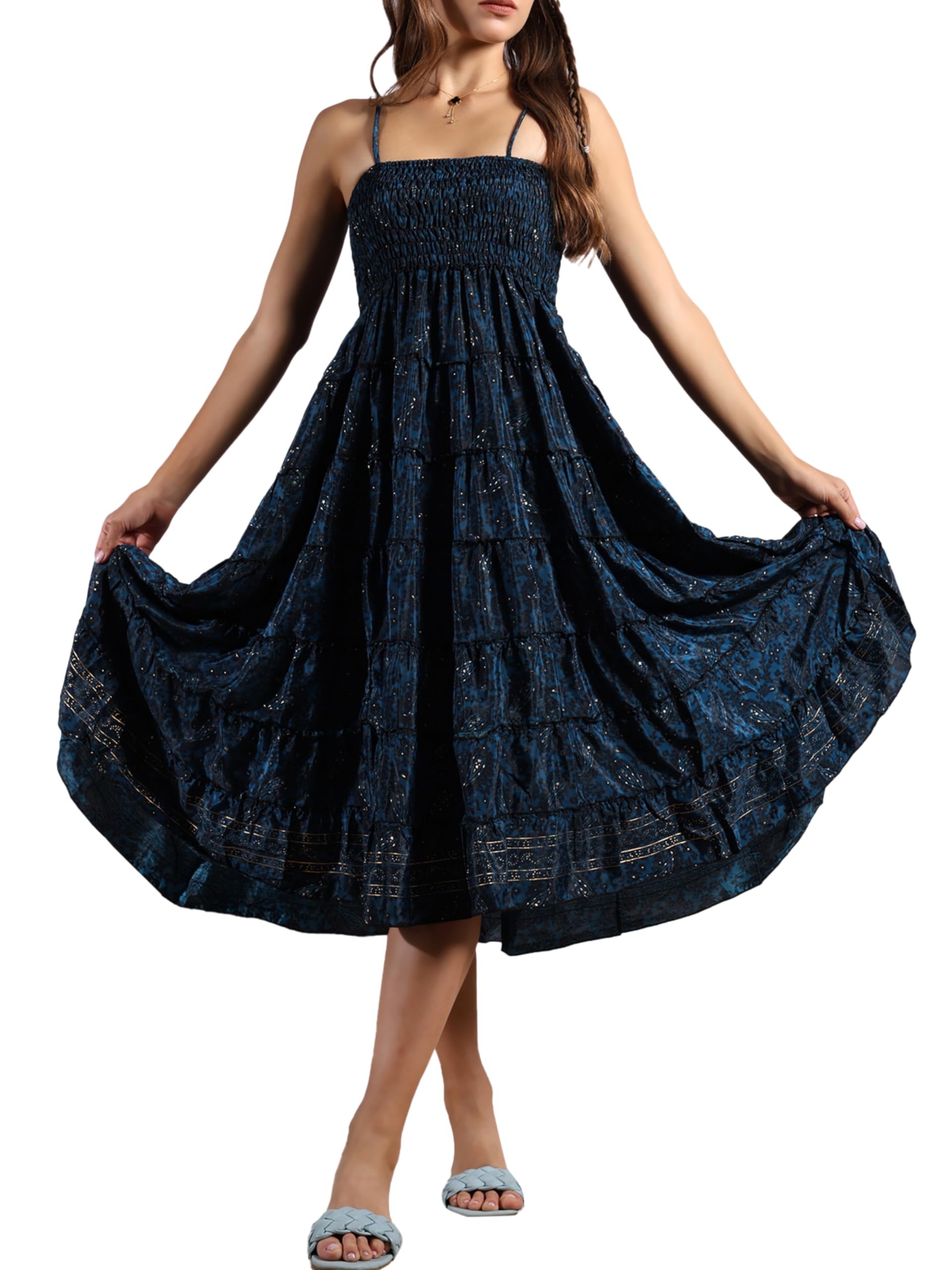 KE Kanha Exports Skirt for Woman | Women Skirts Skirt Perfect for Beach | Summer top | Boho | Short & Long Skirt | Stylish Lehenga Type-image-35