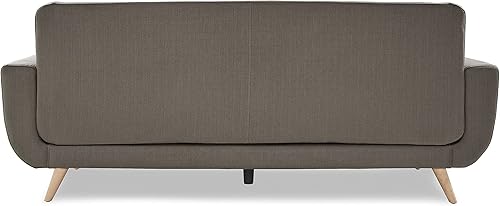 Miniatura 3 de Lexicon Mckinley - Sofá de tela copetudo con 2 almohadas, 85.5 pulgadas de ancho, gris