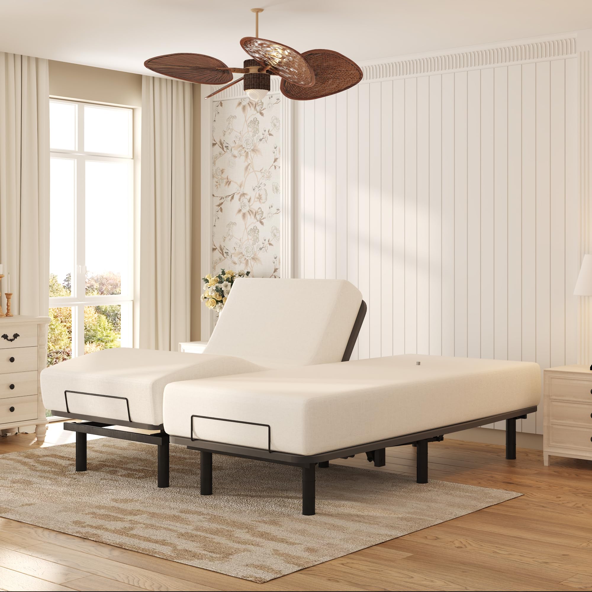 Softa Split King Adjustable Bed Frame