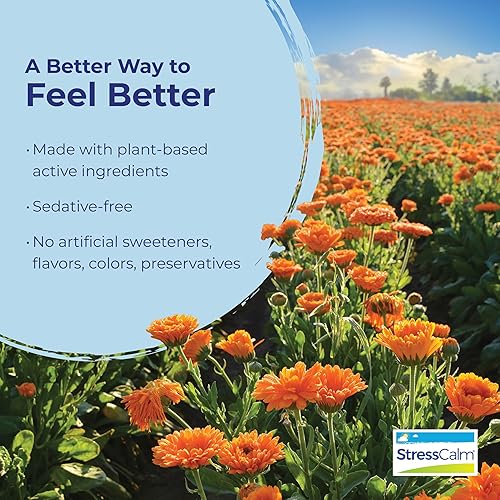Vista 8 de Boiron StressCalm para aliviar el estrés, la ansiedad, el nerviosismo, la irritabilidad y la fatiga, 60