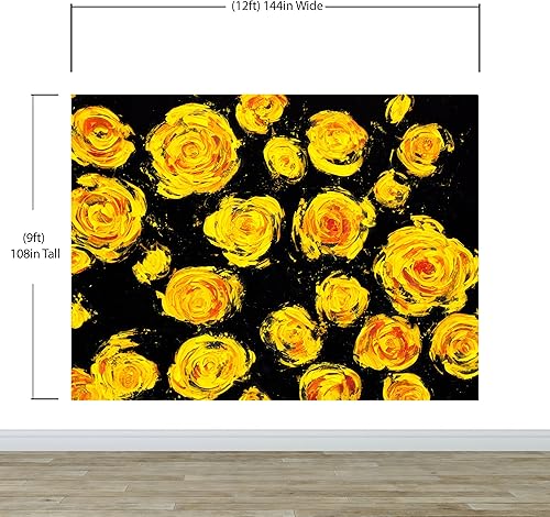 Miniatura 2 de Papel tapiz de flores para guardería, papel tapiz de flores para habitación de niñas. Papel tapiz de flores para habitación de niñas. Papel tapiz