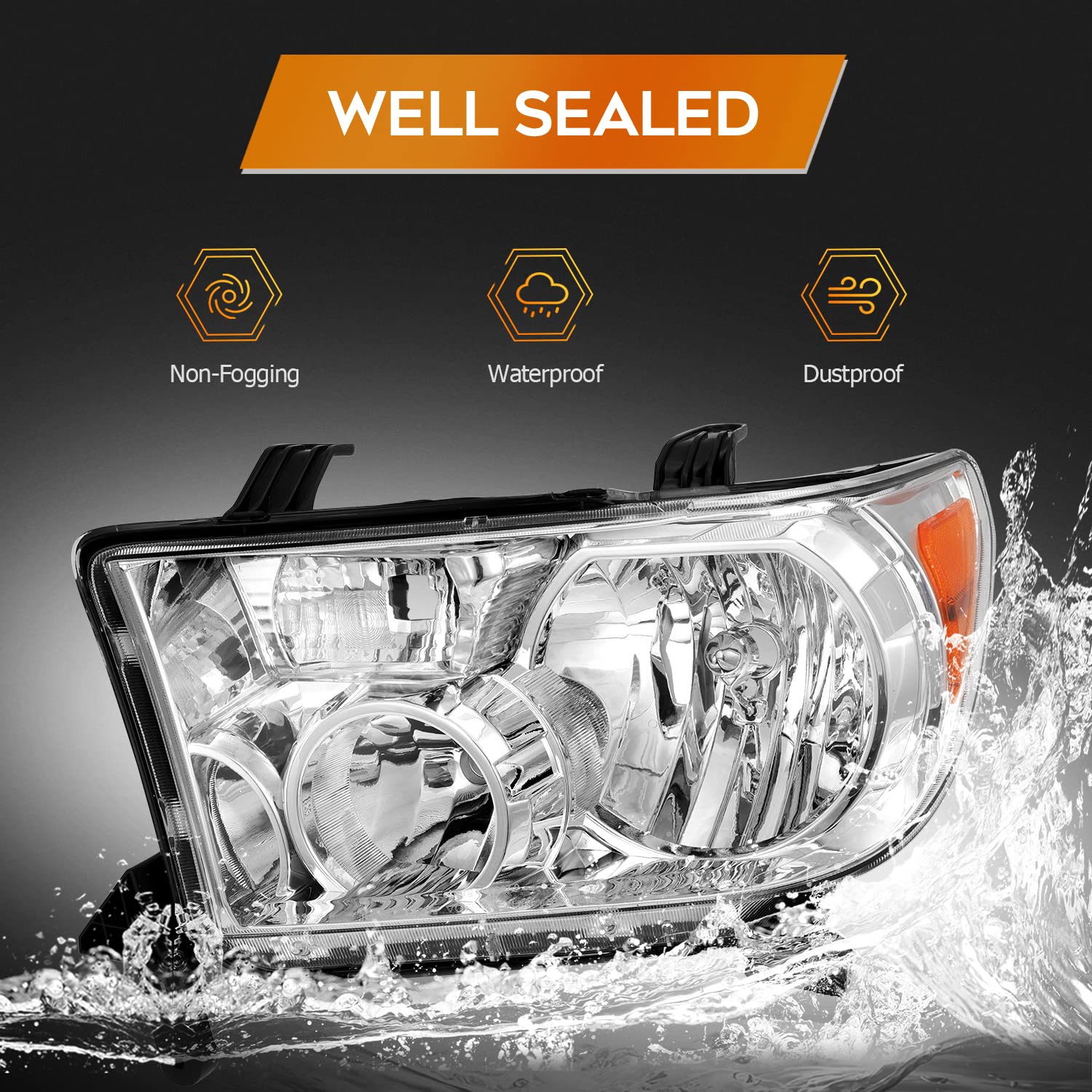 Nilight - Conjunto De Faros Delanteros Para Toyota Tundra 2007 2008