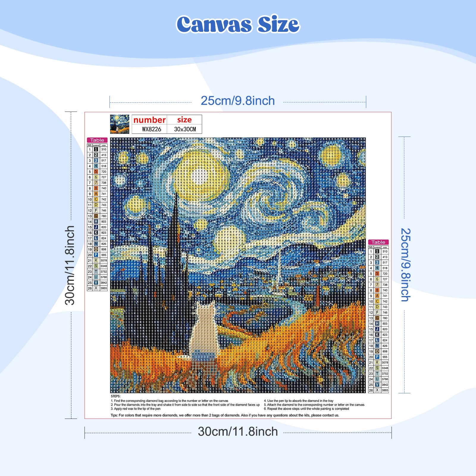 MEIYUDA 5D DIY Diamond Art Painting Kits Full Drill for Kids Adults Starry Night Cat Diamond Art Painting - Image 3