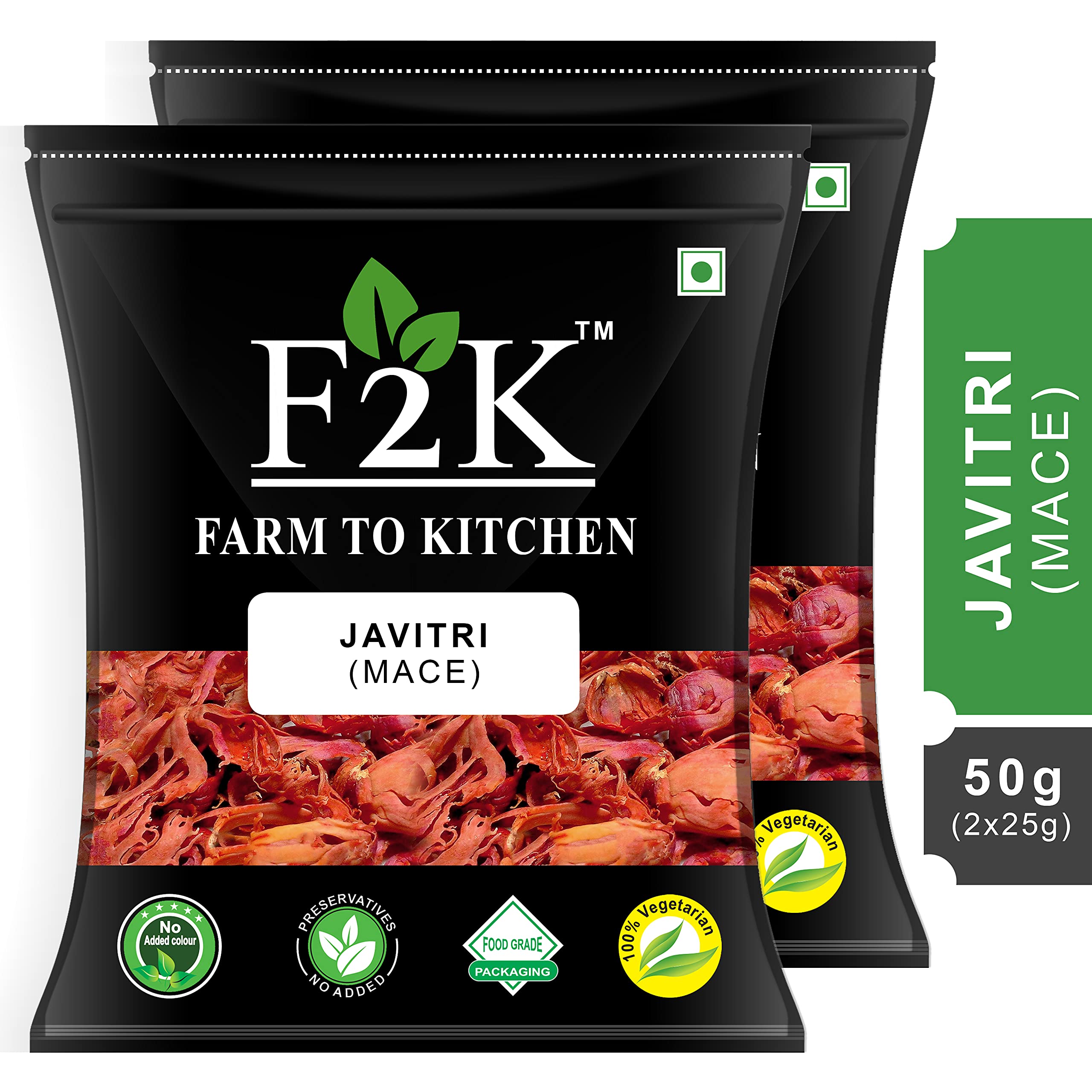 F2K Javitri - Japatri - Mace Spice - 2 x 25g (Pack of 2x25 g Each) Premium Whole Flower (B08Y7W6KFS) Amazon Price History, Amazon Price Tracker