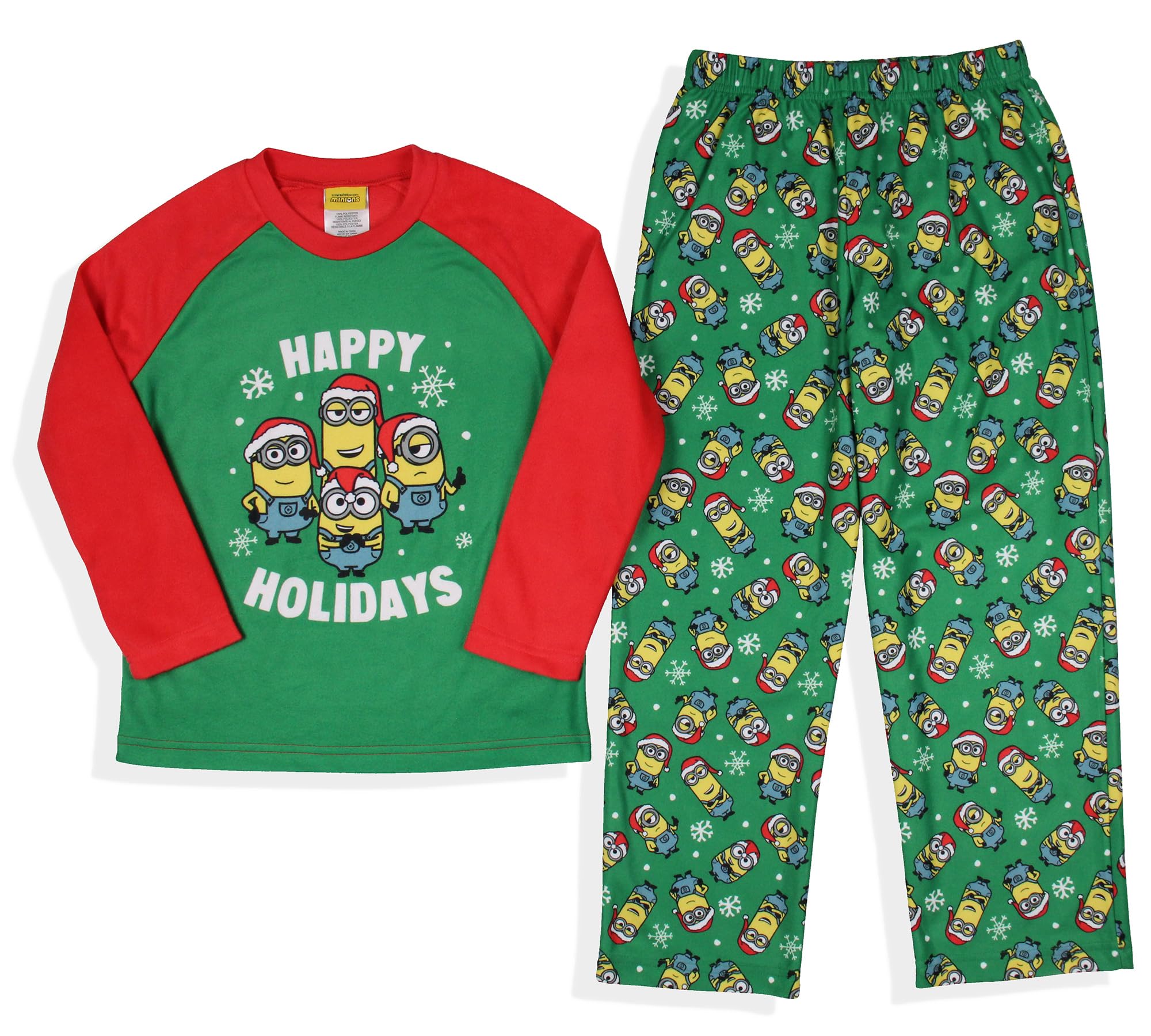 Mi villano favorito Minions Happy Holidays Jogger Sleep Family Christmas Pijama Set