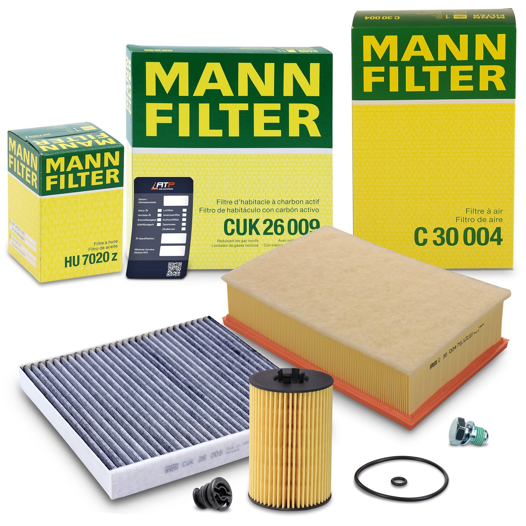 Set composto da Impostare il filtro tagliando SET A 10493420 | Compatibile con: AUDI A3, A3 Cabriolet, A3 Limousine, A3 Sportback, SEAT LEON, LEON SC, LEON ST, SKODA OCTAVIA III