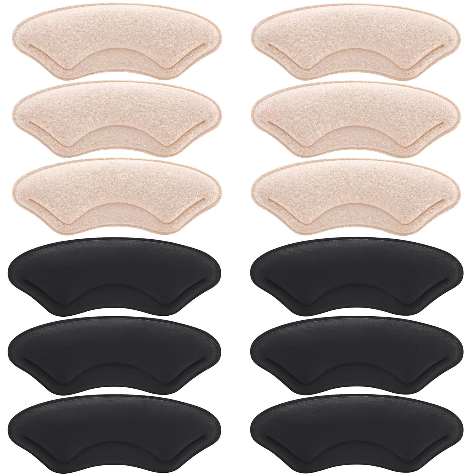 MUKIFINE 4 Pairs Microfiber Leather Heel Cushion Pads, Heel Liners Prevent Heel Blisters, Bunion Callus, And Loose Shoes, Heel Preventor For Heel Pain Relief. (B0B12BTJ1Y) Amazon Price History, Amazon Price Tracker