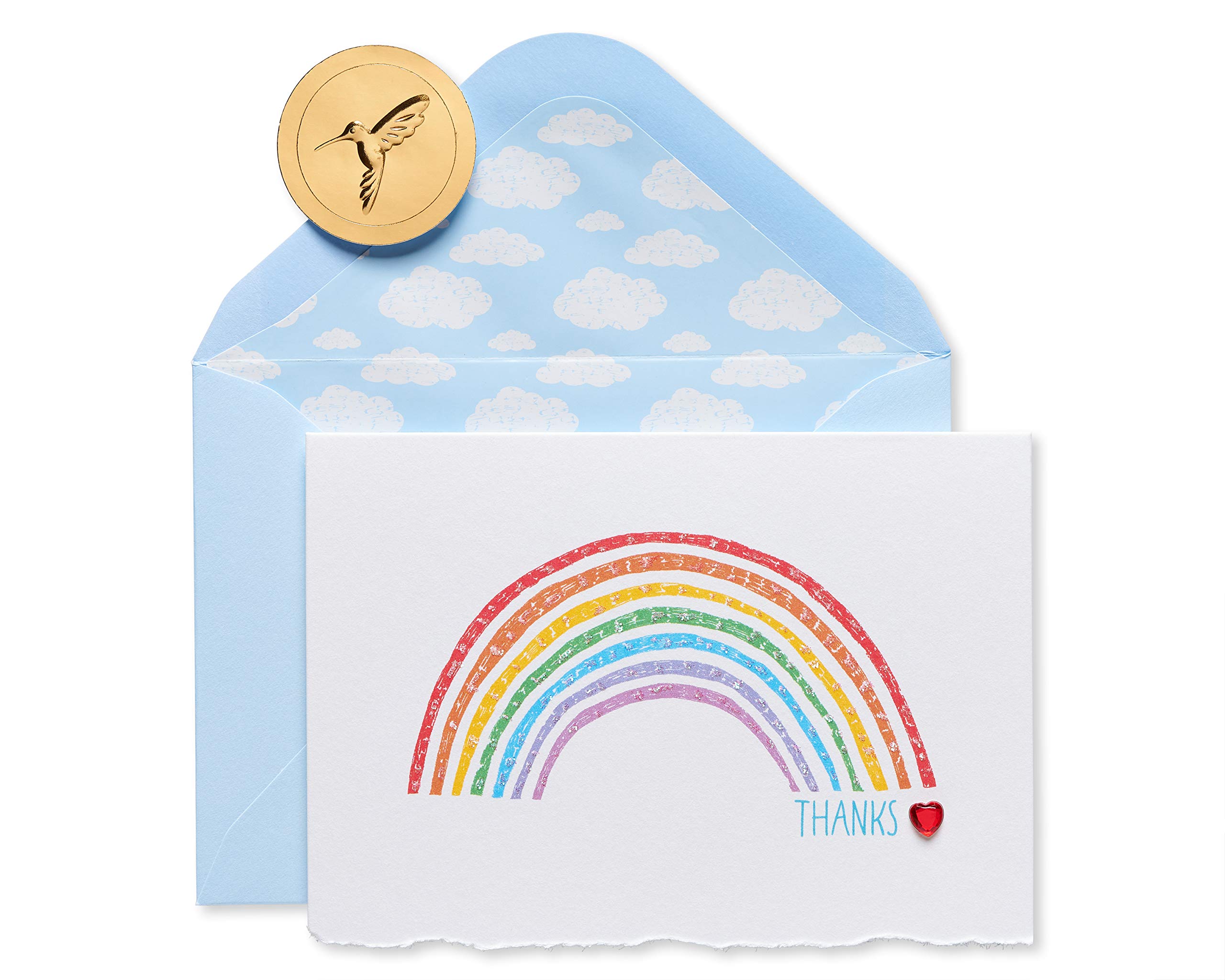 Papyrus Thank You Cards with Envelopes, Rainbow (8Count) Buy Online