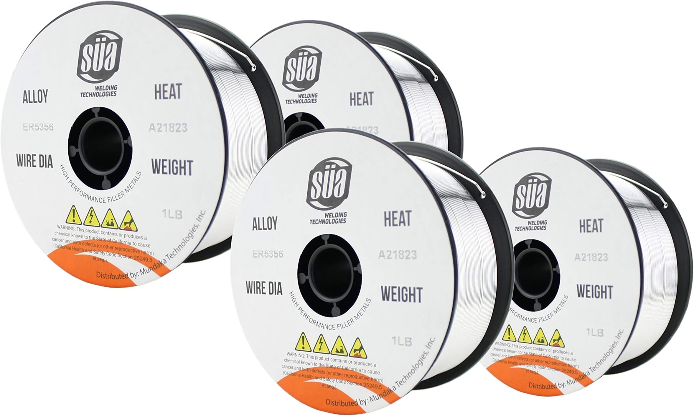 SÜA ER5356 - MIG Aluminium Welding Wire - 0.5kg x 0.09cm (4 SPOOLS)