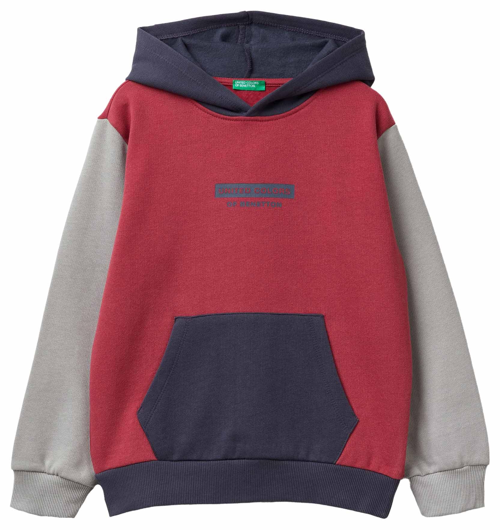 United Colors of Benetton Kids & Teen's Maglia C/CAPP. M/L 3eb5c205b Sudadera con Capucha, Multicolor, 140