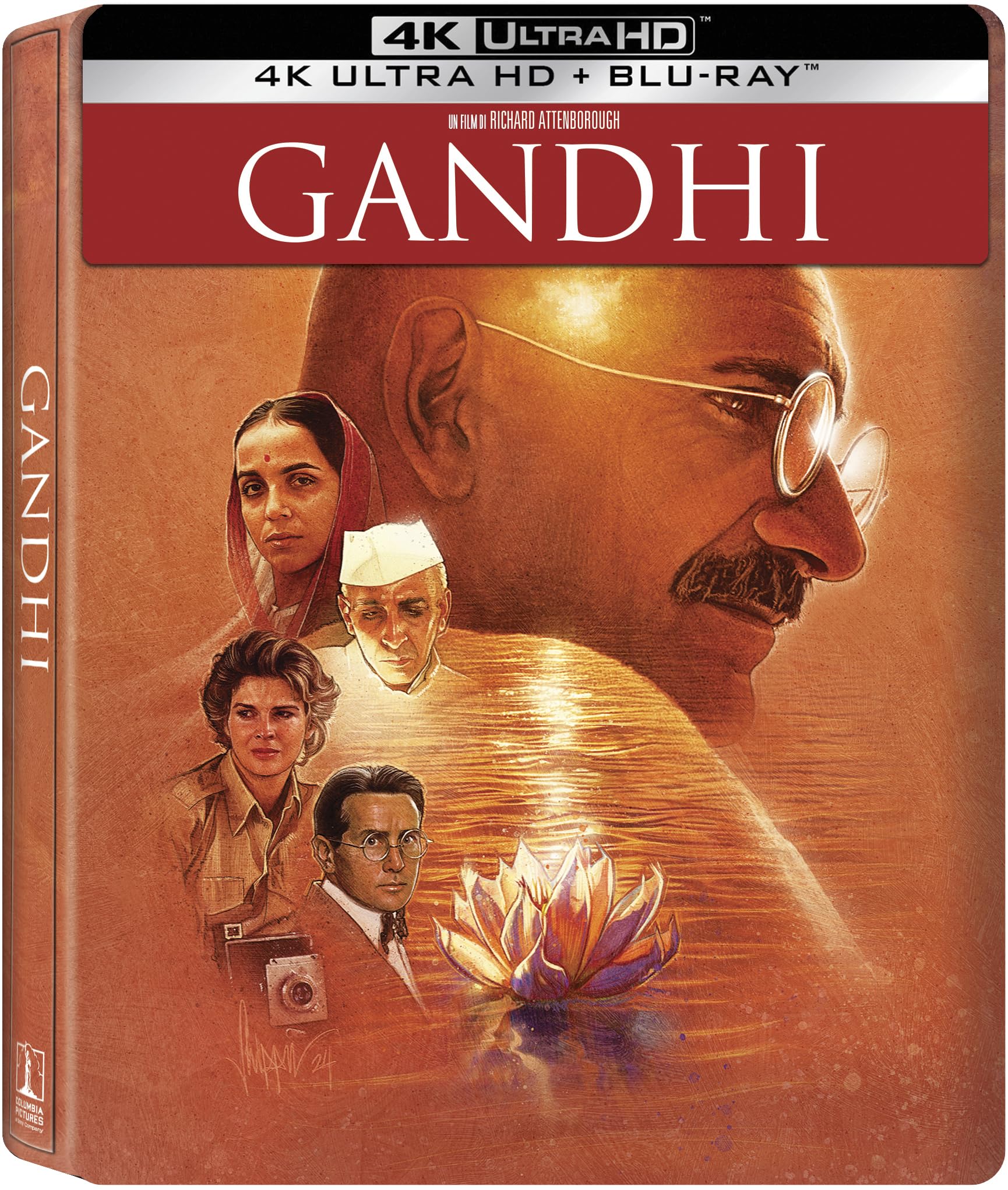 Gandhi - 4K Steelbook (2 Bd 4K + 2 Bd Hd)