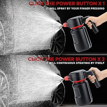Amazon.com: Sylvonette Electric Foam Sprayer - 2L Car Wash Sprayer