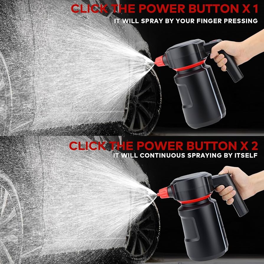 Amazon.com: Sylvonette Electric Foam Sprayer 2L Car Wash