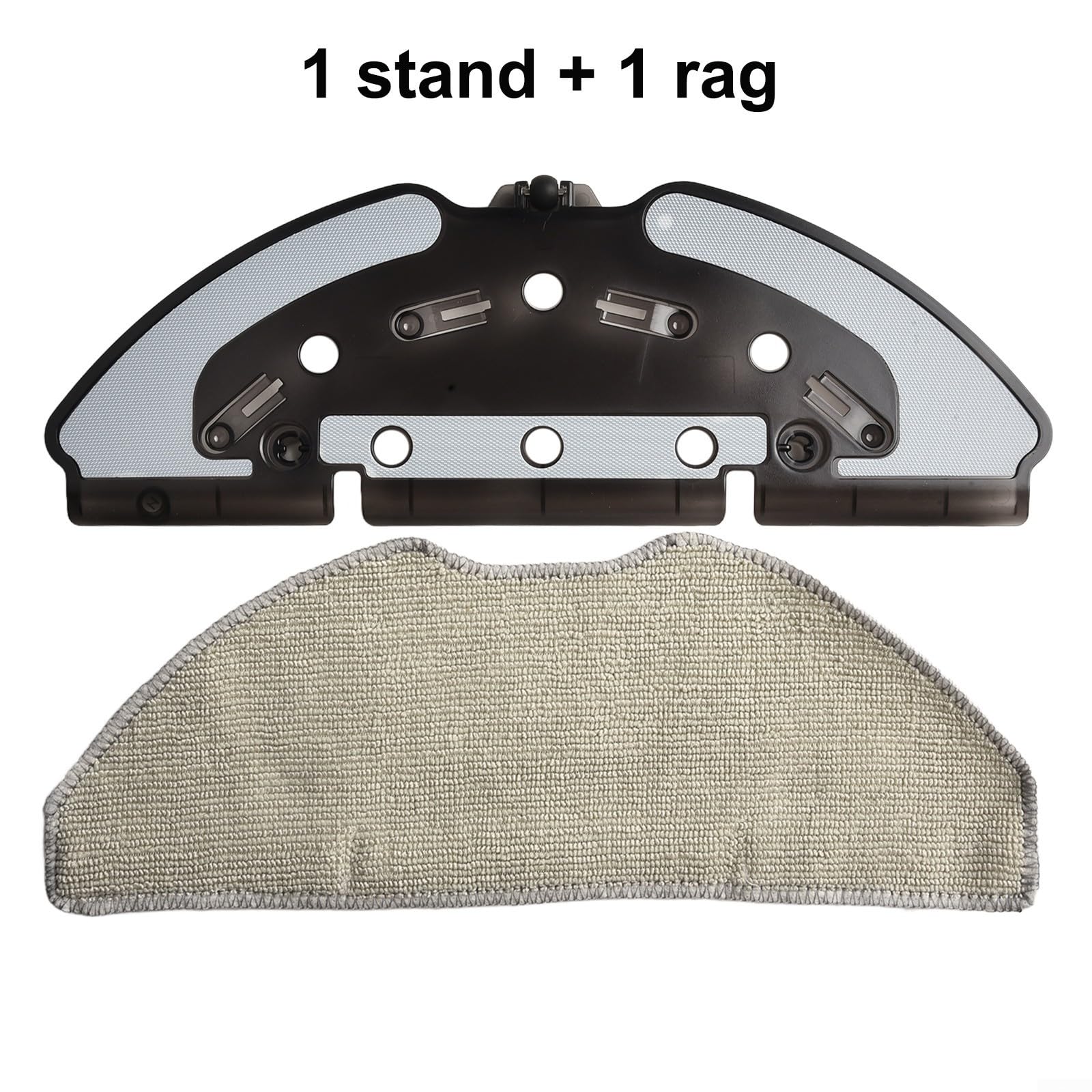 Supporto per mocio con kit di panni per aspirapolvere Tapo RV10 RV30 Plus, Honor Choice R2 R2 Plus, 360 S8 S8 Plus, EZVIZ RE4 RC3 RE5 Plus