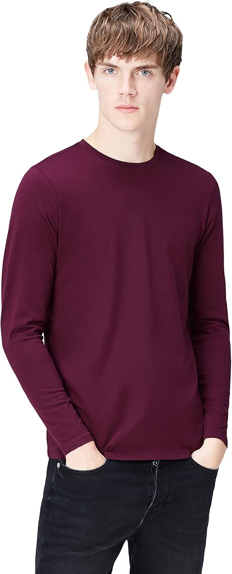 Marchio Amazon - find. Maglia Aderente a Manica Lunga Uomo : Amazon.it:  Abbigliamento