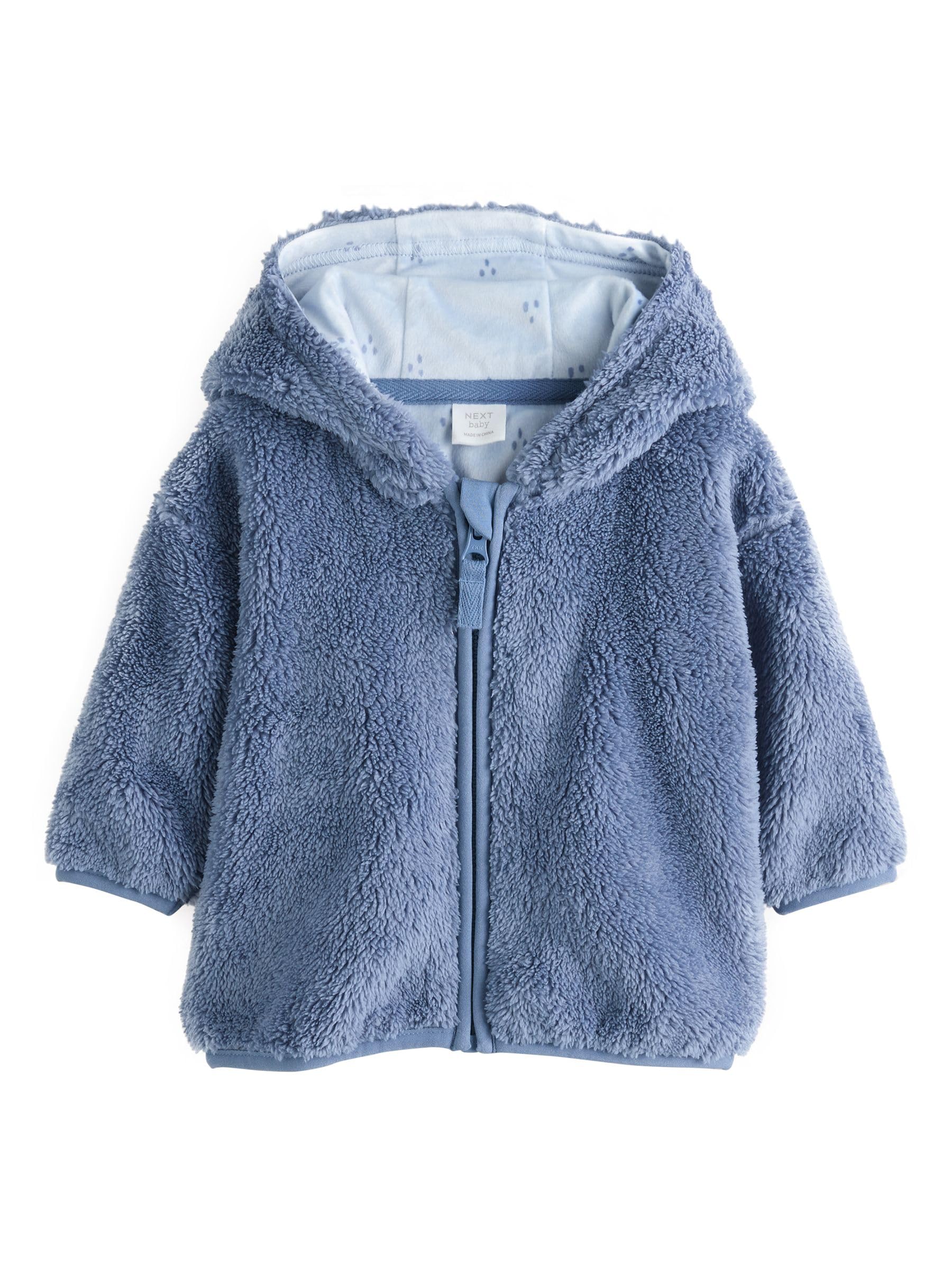 NEXT Bambini Giacca in pile per neonati con zip