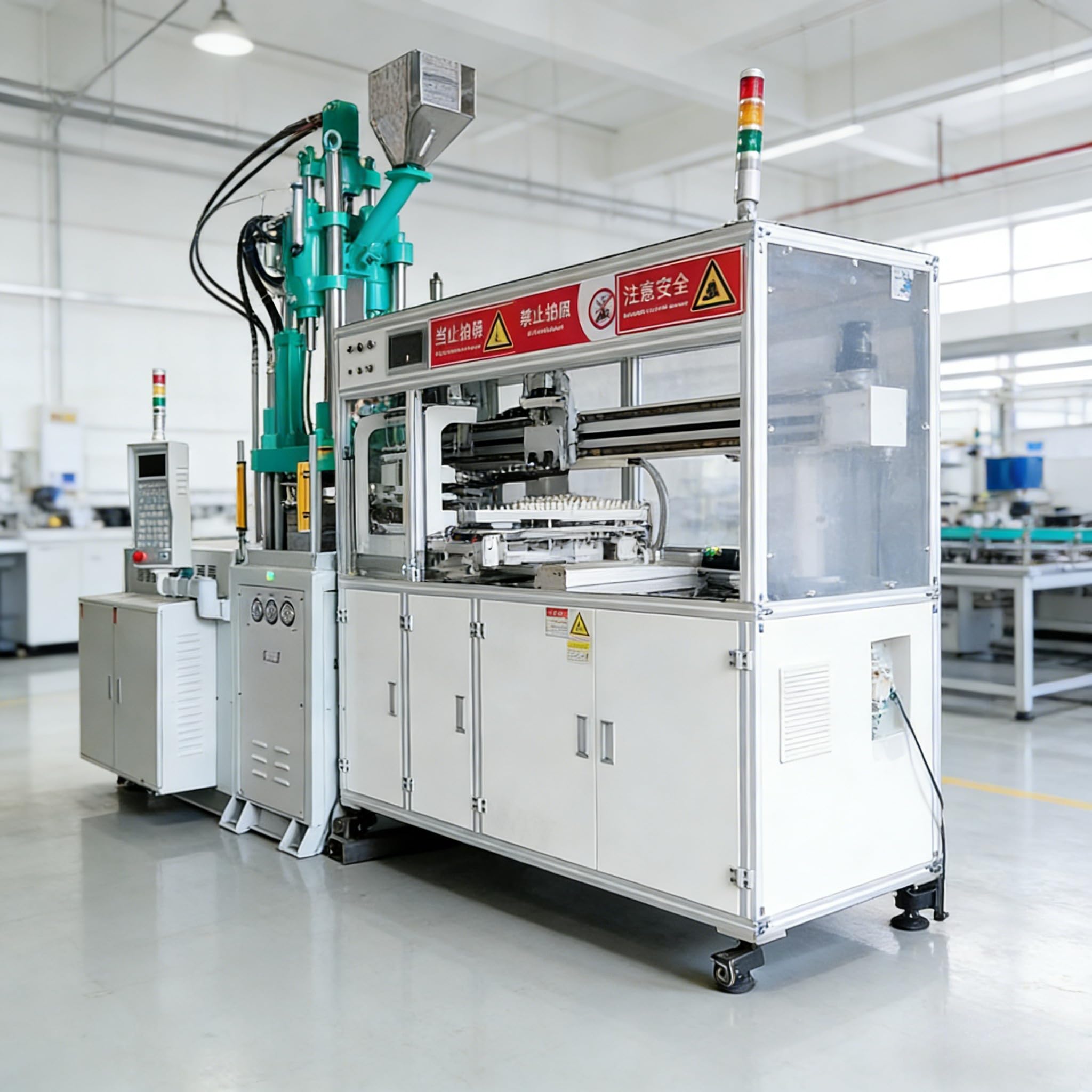 Automatic Dental Floss Pick Making Machine Vertical Injection Molding Equipment for Plastic Flosser Production