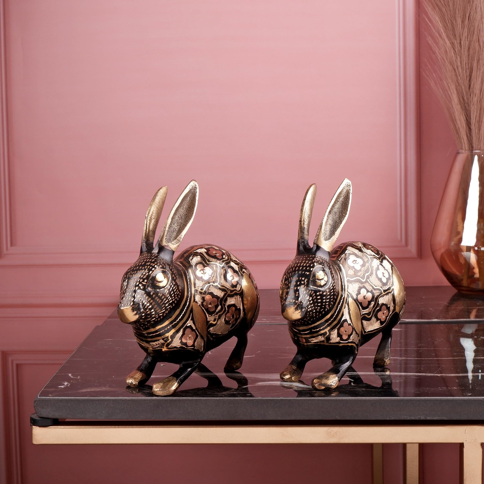 小物 00s archive goa rabbit far stall paisley Buy SHOPPINGROX Rabbit(Khargosh) | Set of 2 | for Home Decor in