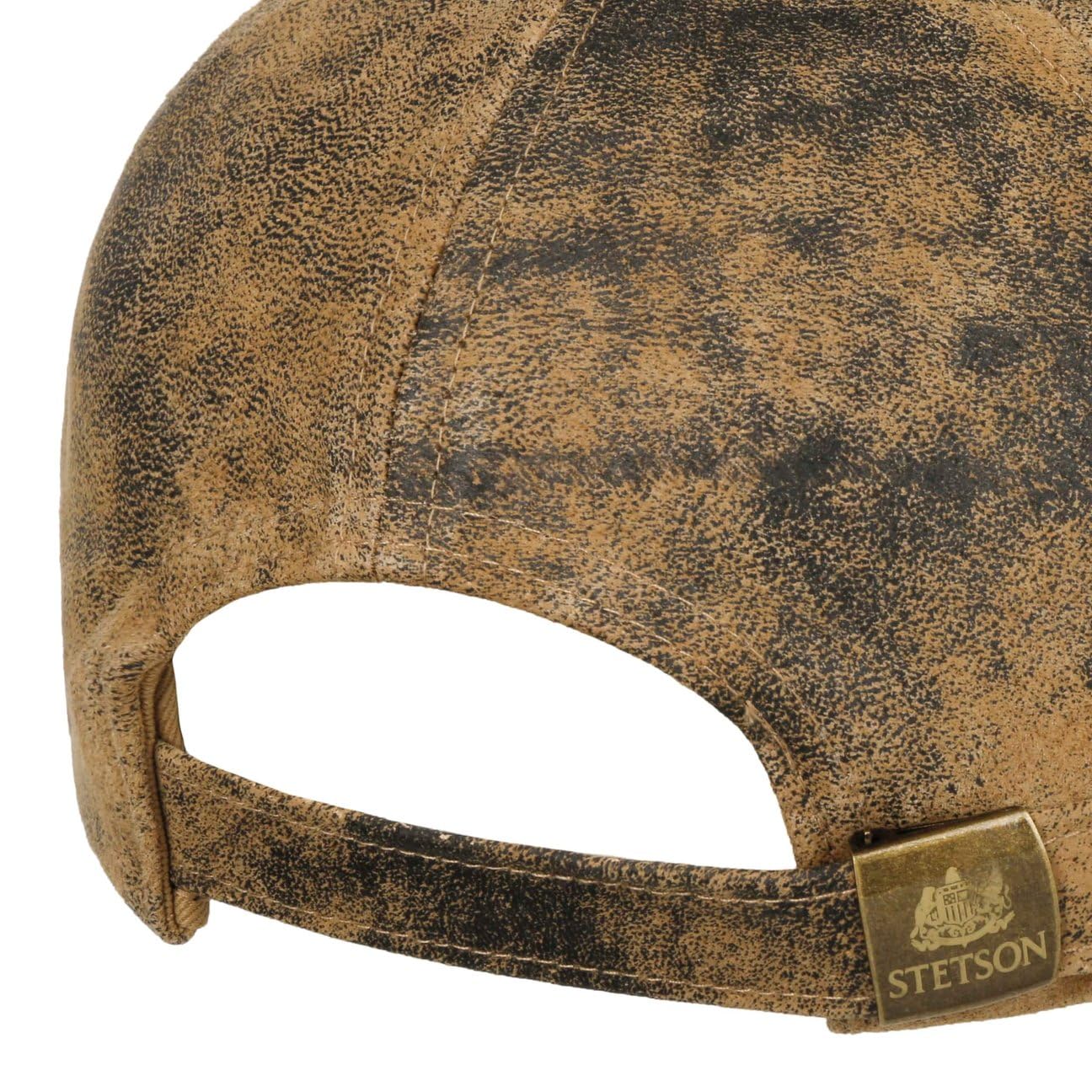 Stetson Rawlins Pigskin Basecap Vintage Look Ledercap Strapback Herren Sommer Winter