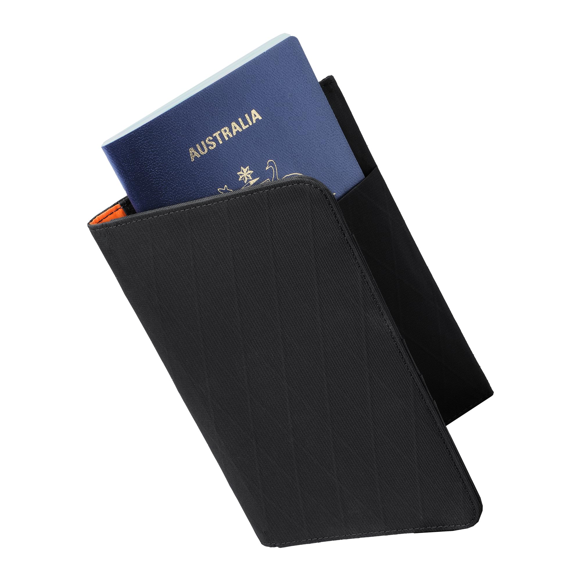 ALPAKA ARK Bifold Passport Wallet - Passport Holder with X-Pac VX21 Weatherproof Fabirc, UV Proof, Passport Slot, Card, Cash, Tickets 3 Slots & Travel