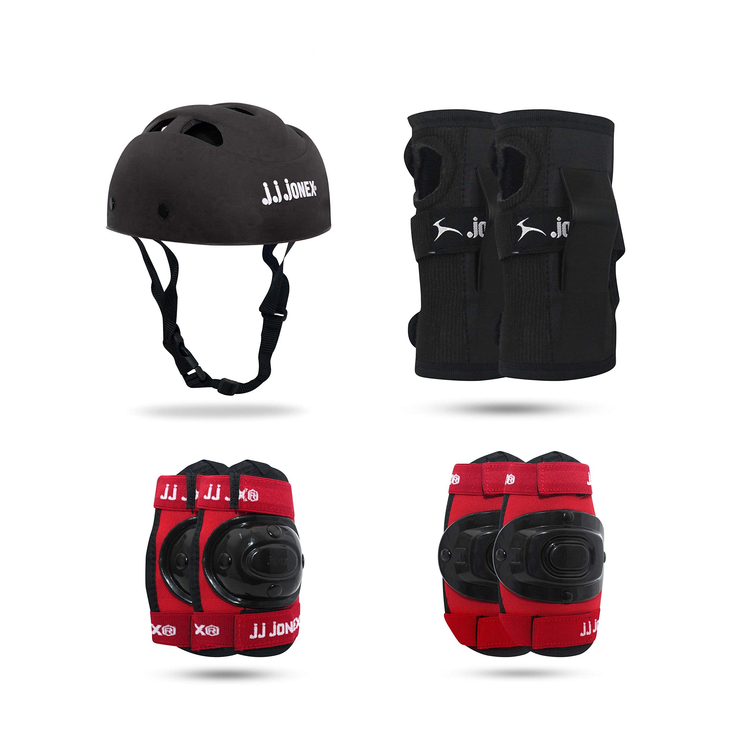 JJ JONEX Protective Set of 4 in 1 Skating and Cycling Skating Guard Combo (MYC)