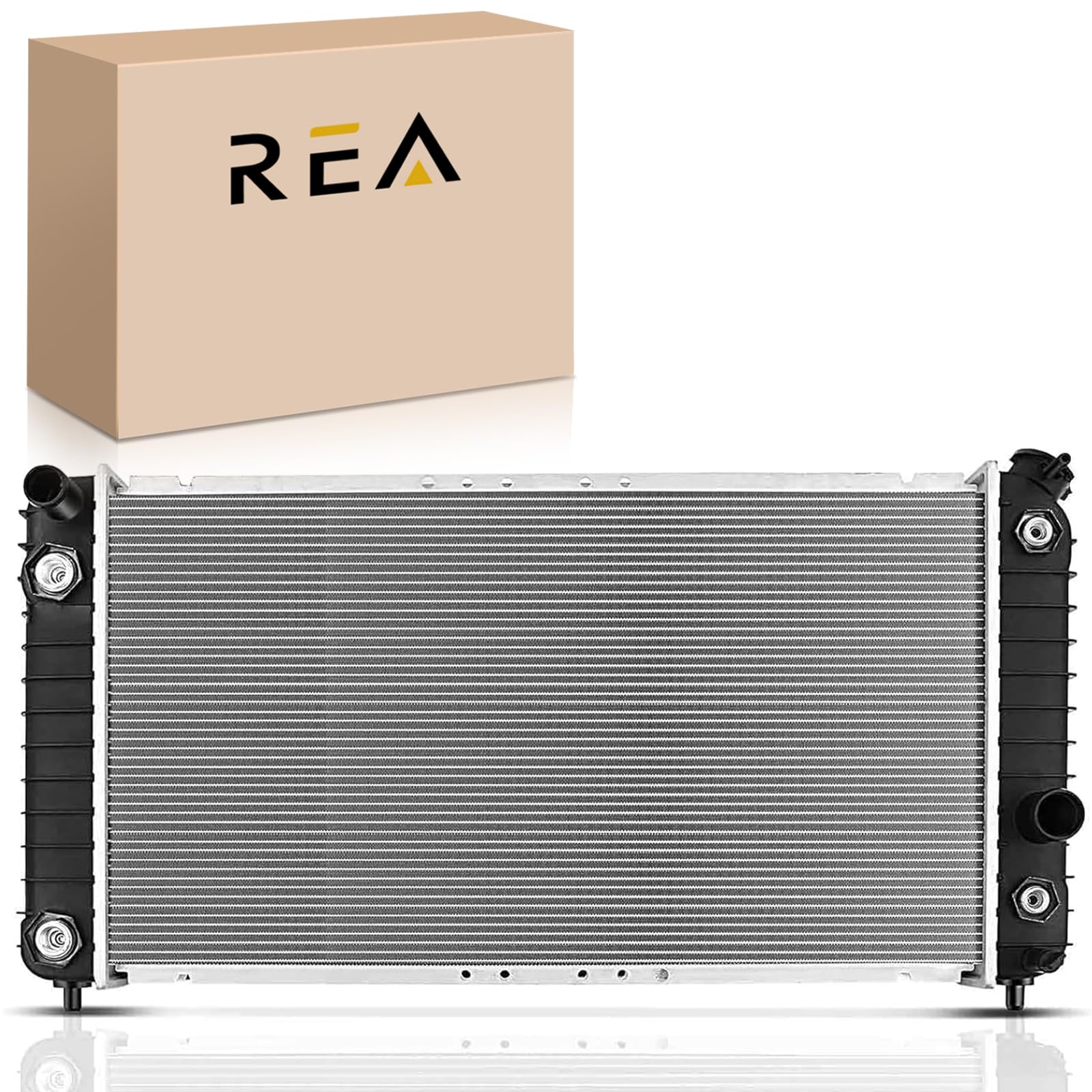 Engine Coolant Radiator Assembly Compatible with Chevy Chevrolet LUV 2.2L 1998-2005, LUV 2.3L 1997, S10 2.2L 1994-2003, Isuzu Hombre 2.2L 1996-2000 Replace# 5C0121251H