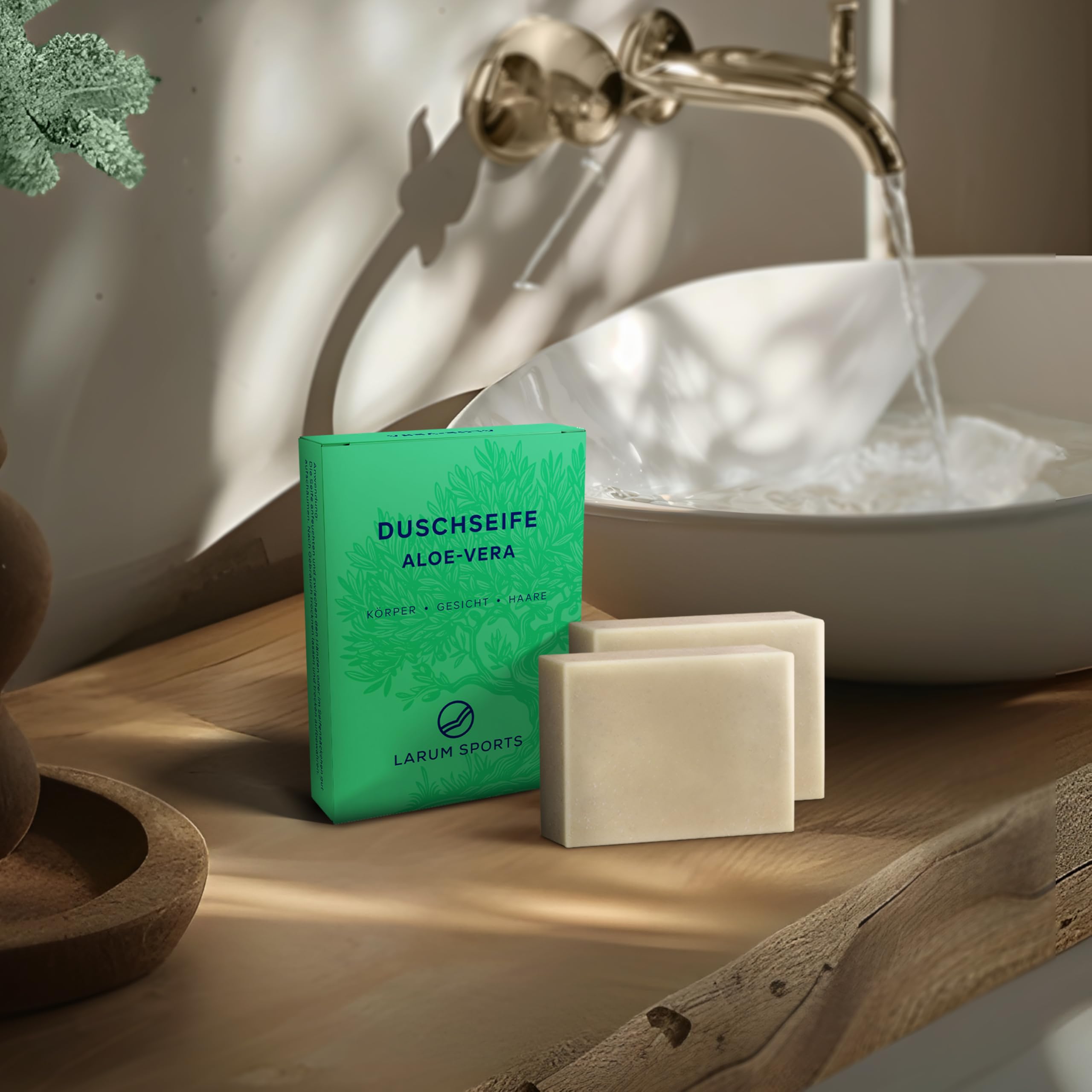 larum sports Natural Soap Bar ALOE VERA, Body Soap Bar for Women, Hair Face and Skin, Organic Soap - Image 3