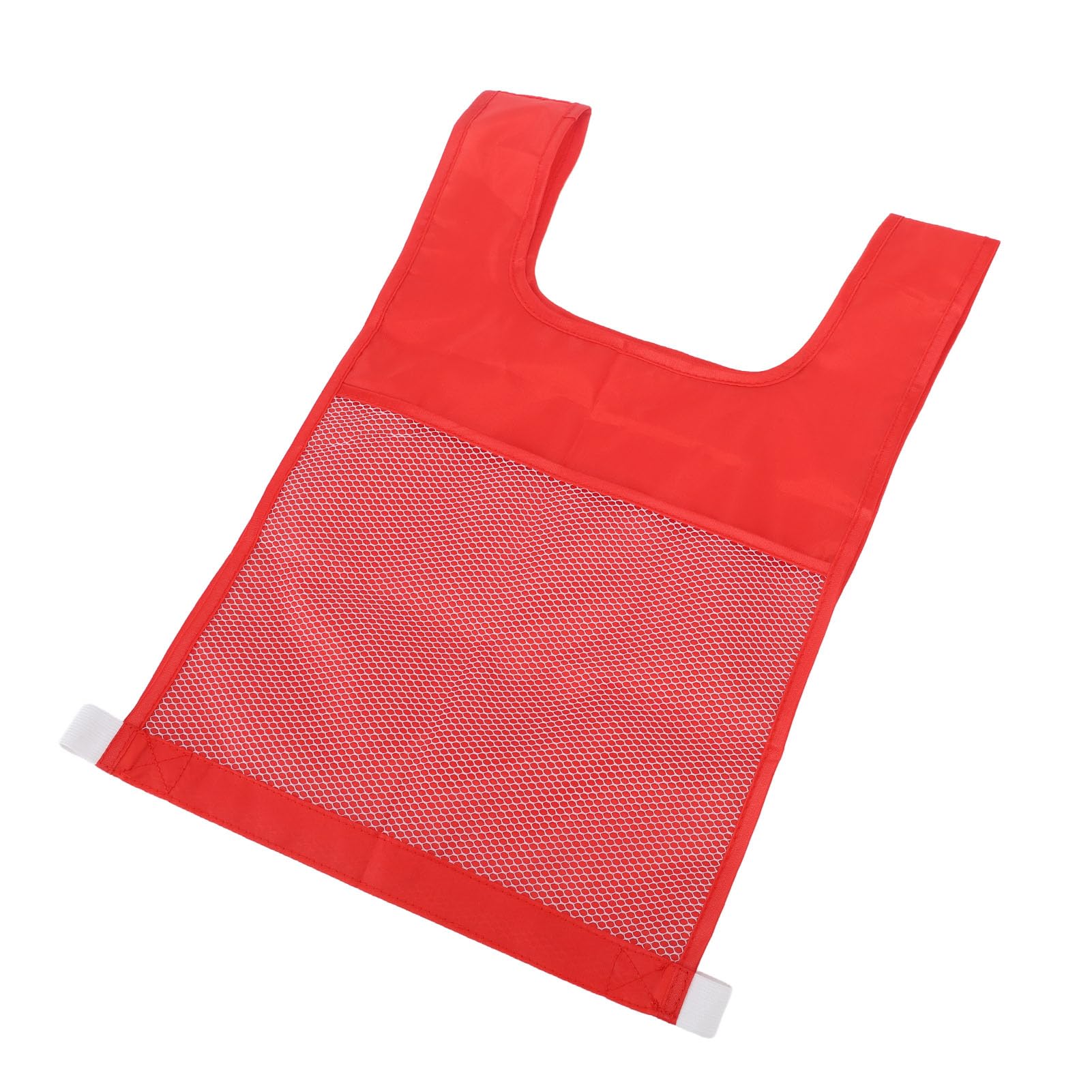 Children Cognitive Mesh Vest , Exercise Reactivity Children Mesh Vest Letters Learning Improve Collation Skin Friendly for Kindergarten for Teachers (Red)