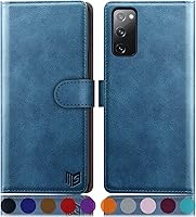 Vista 17 de SUANPOT Funda de piel tipo cartera para Samsung Galaxy S20 FE con bloqueo RFID, soporte para tarjetas de crédito, libro de folio con tapa de PU