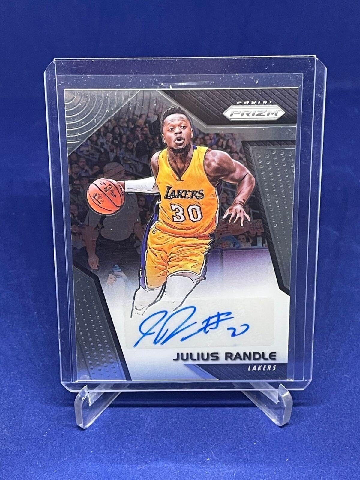 ジュリウス ランドル Panini Prizm ルーキー 直筆サイン Amazon.com: Julius Randle 2017-18 Panini Prizm Autograph Auto
