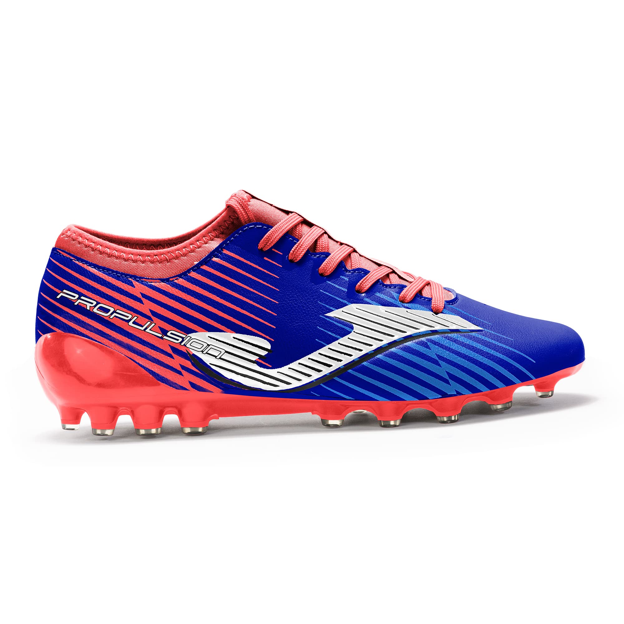 Joma Propulsion Cup 2302 Blanco Negro Artificial Grass, Low-Top Sneakers,